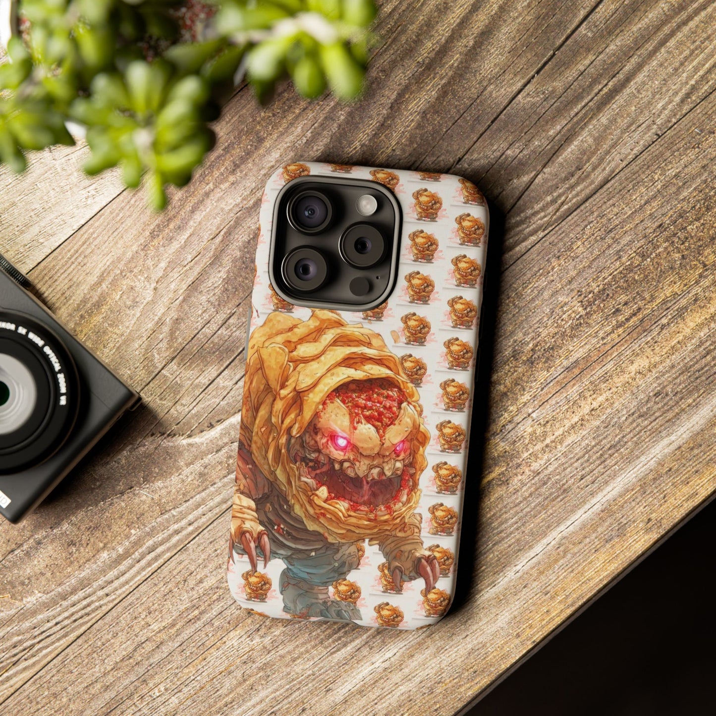 MOUMONS007 Phone Case — Durable Protective iPhone Cover with Creepy Art