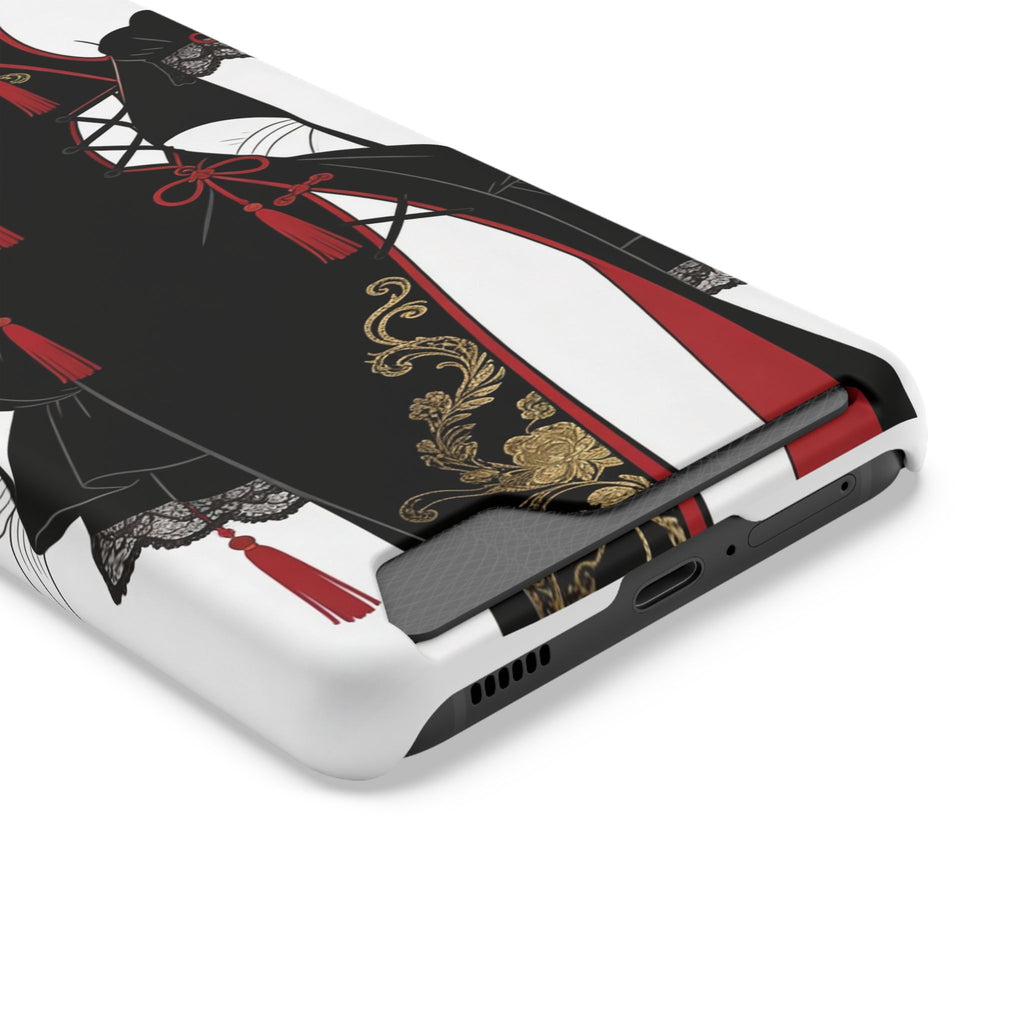 A002 Chinese Traditional Fashion Phone Case with Card Holder