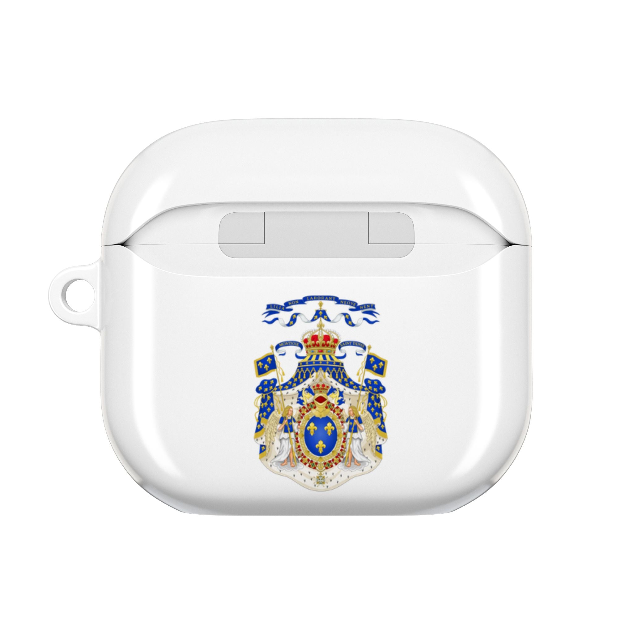 Regal French King AirPod Case – Vintage Royal Coat of Arms Design