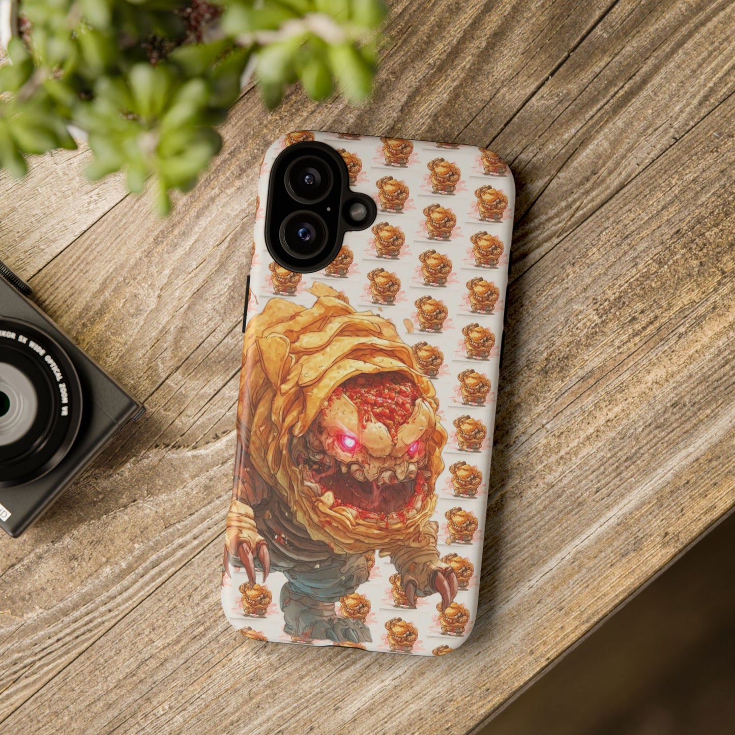 MOUMONS007 Phone Case — Durable Protective iPhone Cover with Creepy Art