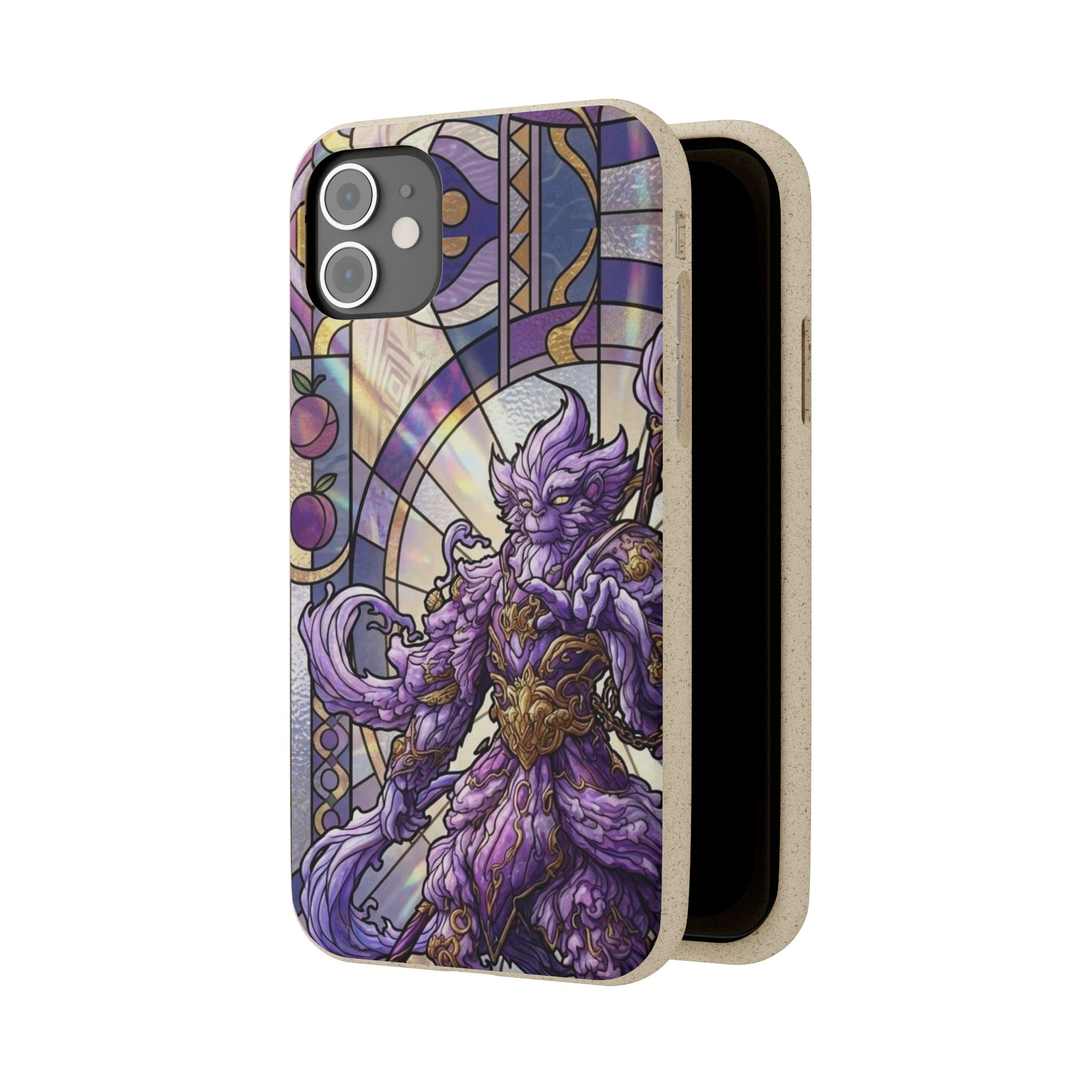 Special MOUMONS003 stained glass Biodegradable Phone Case