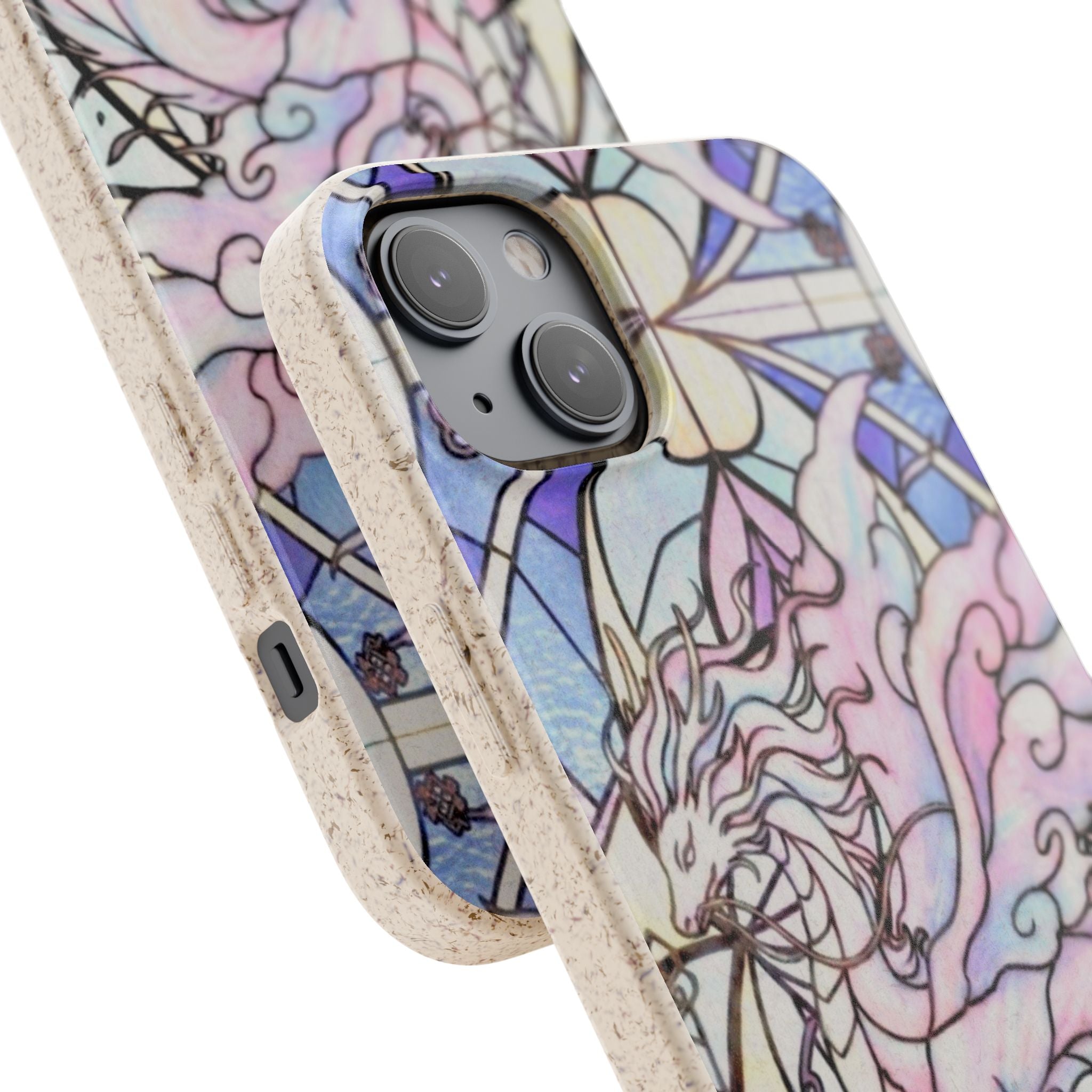 Special MOUMONS024 stained glass biodegradable Phone Case