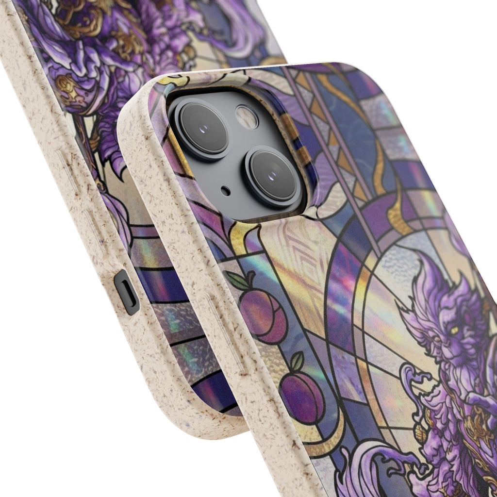 Special MOUMONS003 stained glass Biodegradable Phone Case