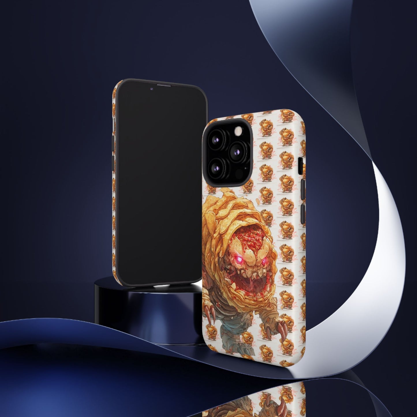 MOUMONS007 Phone Case — Durable Protective iPhone Cover with Creepy Art