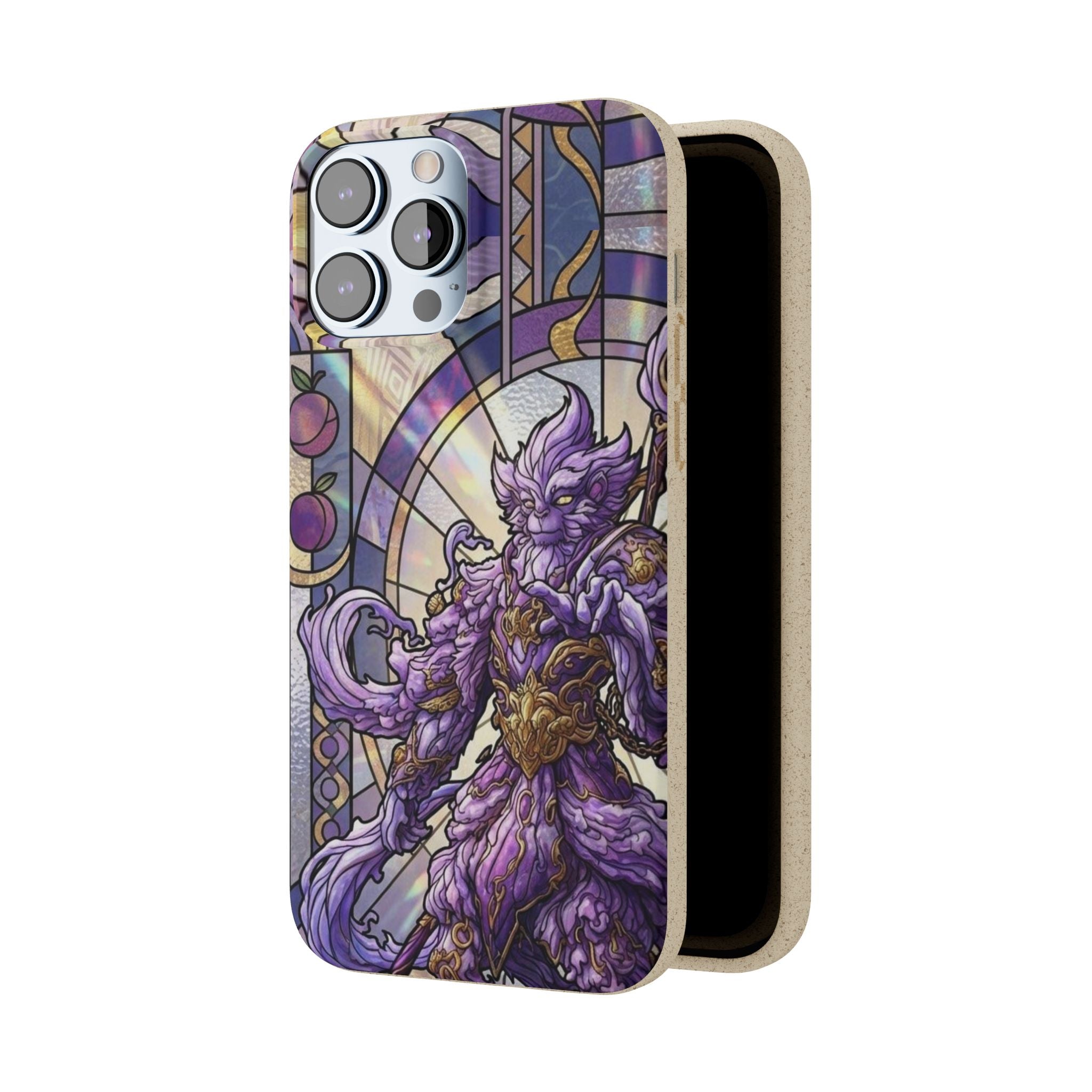 Special MOUMONS003 stained glass Biodegradable Phone Case