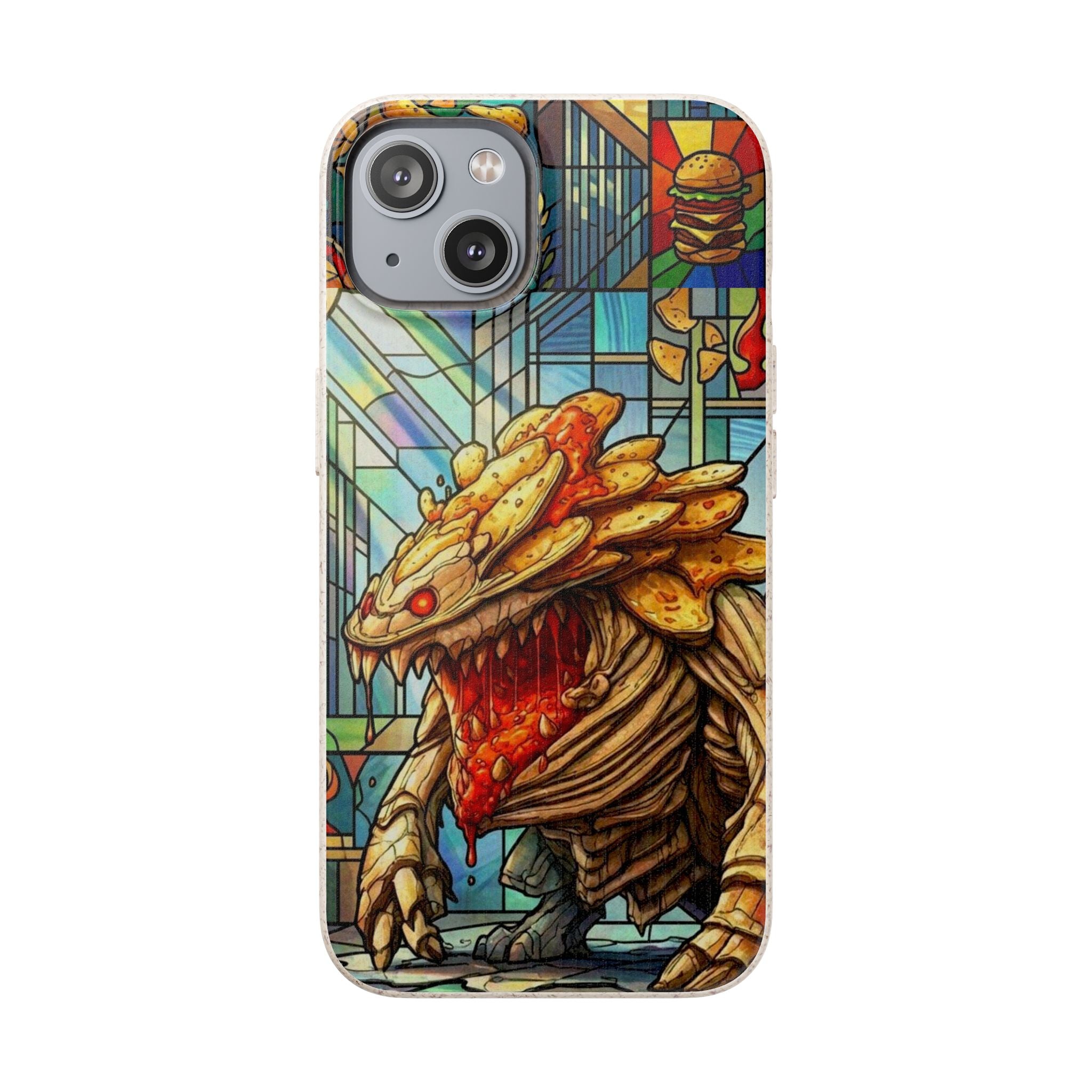 Special MOUMONS006 stained glass Biodegradable Phone Case