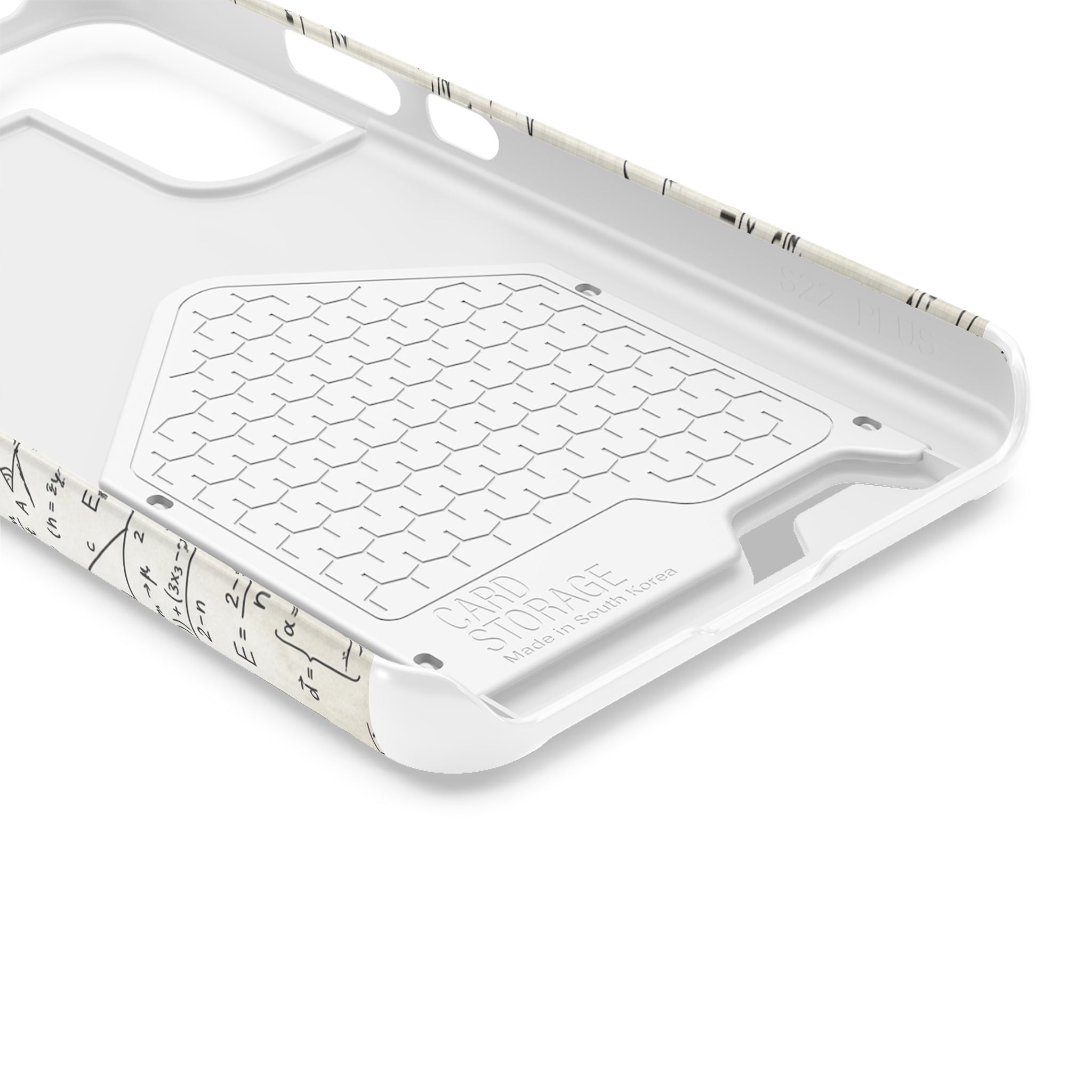 A001 Math Formula Phone Card Case — Scientific Equations Card Holder Phone Case