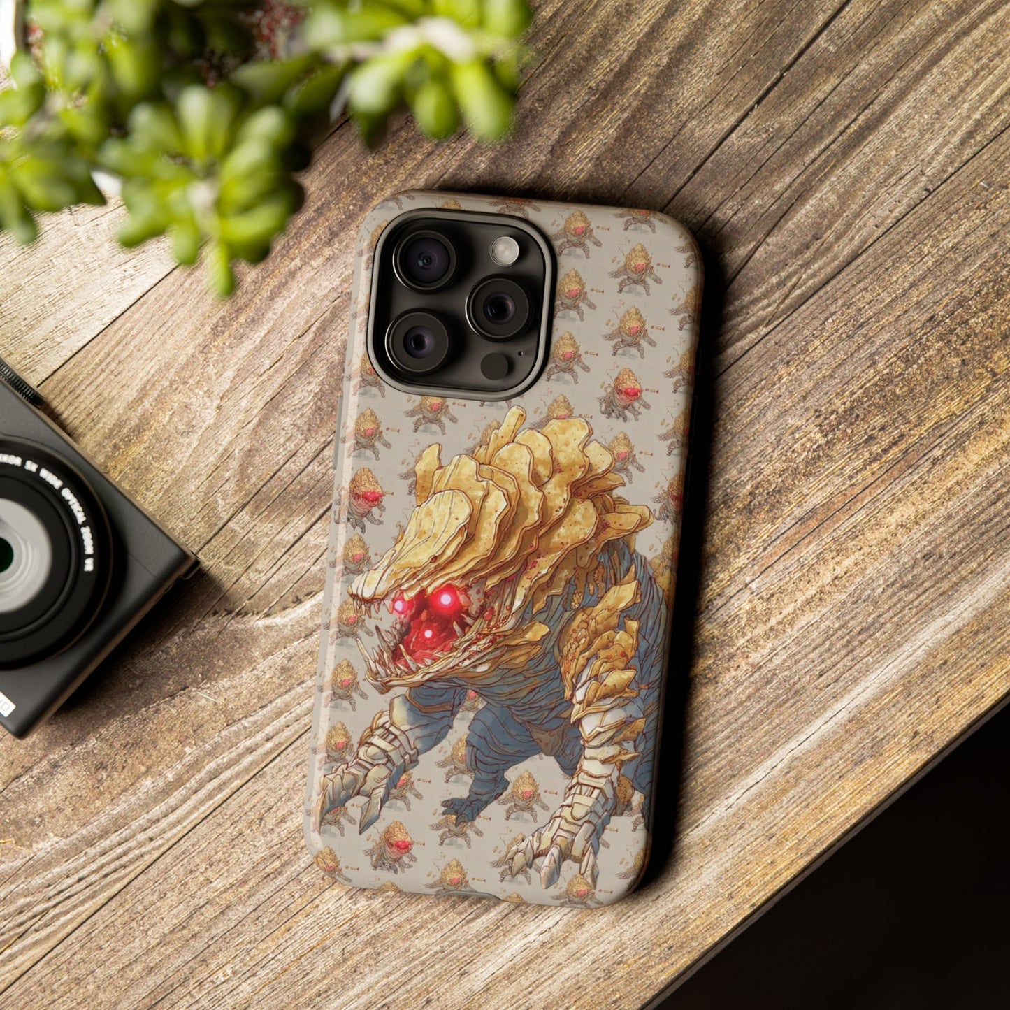 MOUMONS008 Phone Case — Gaming Beast with Red Eyes