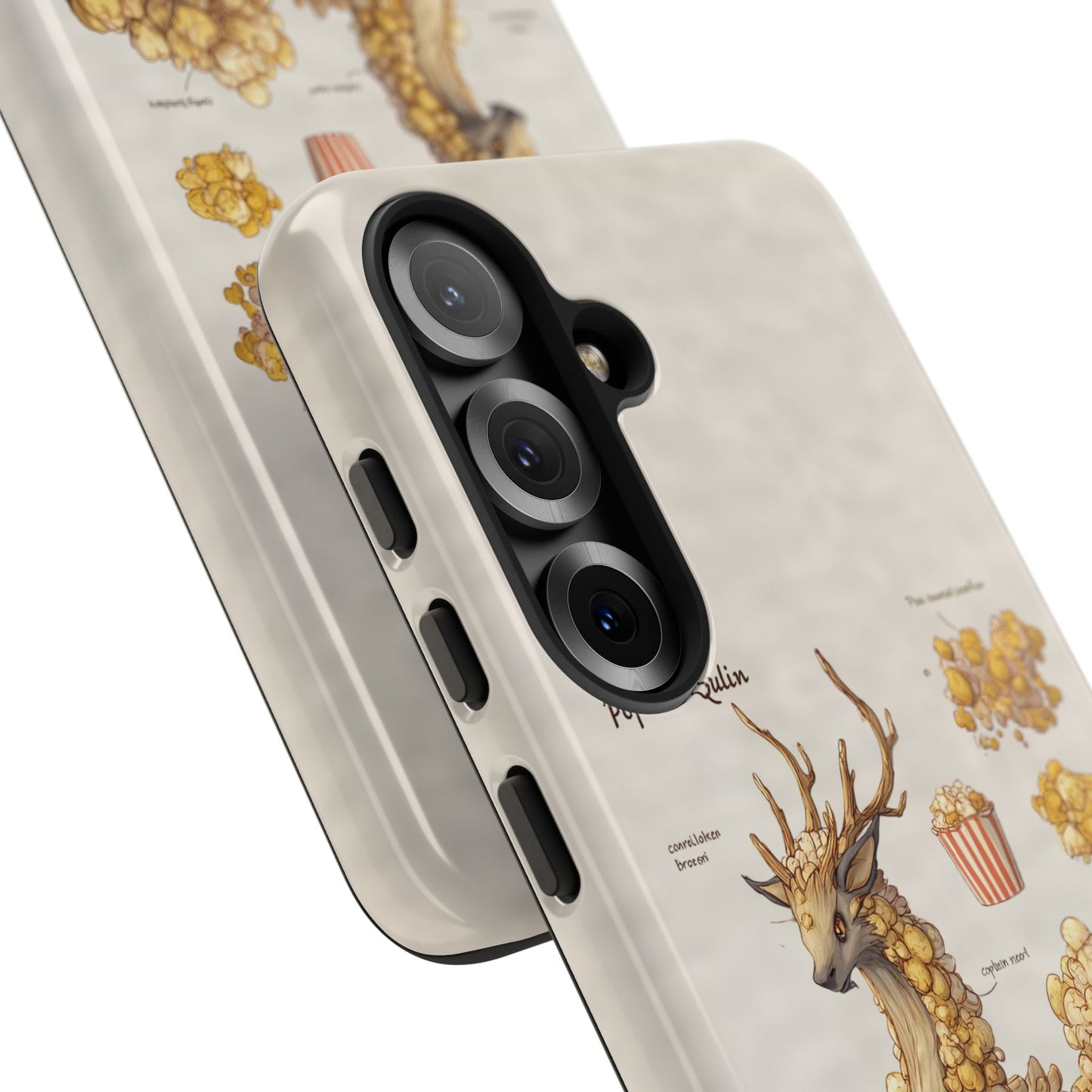 MOUMONS002 Popcorn Quill Phone Case — Cute Popcorn Creature Protective Cover