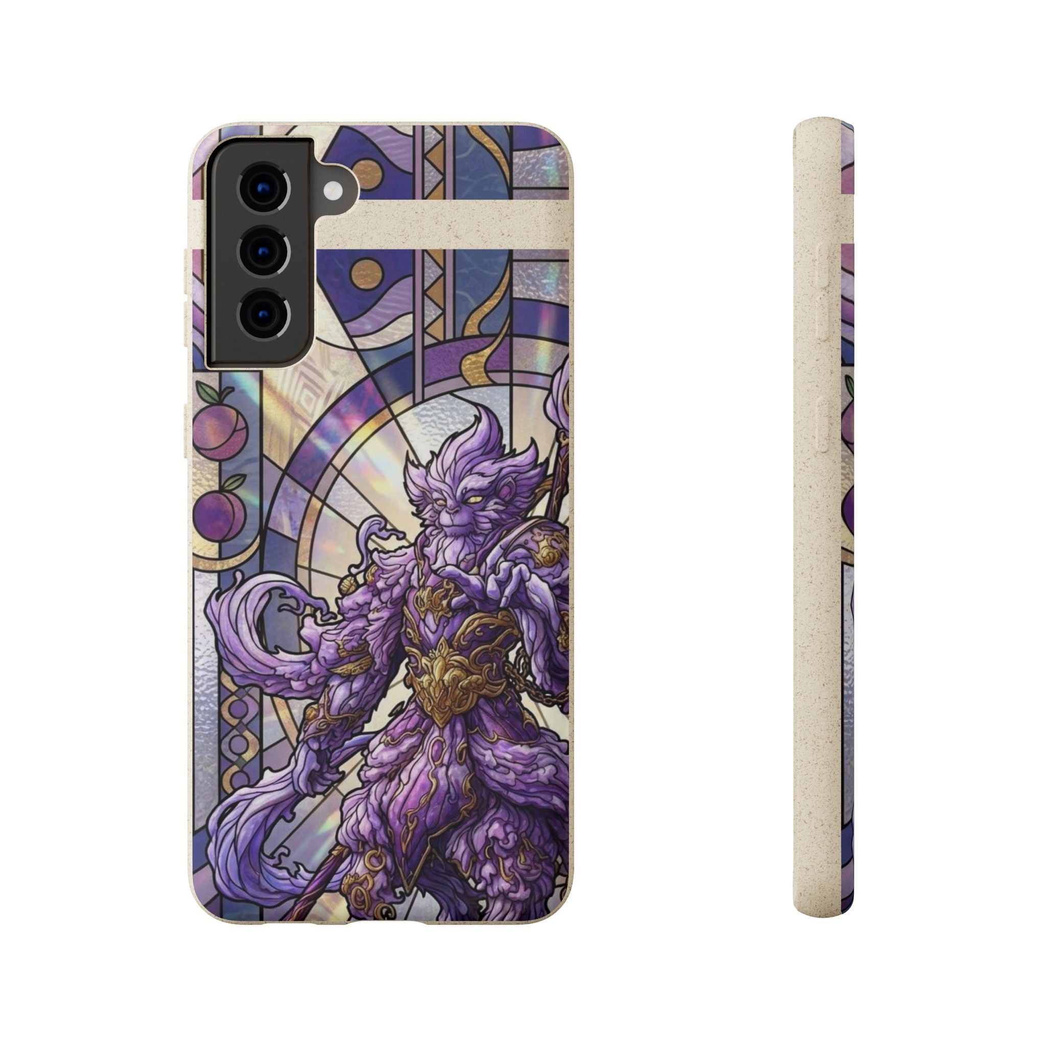 Special MOUMONS003 stained glass Biodegradable Phone Case