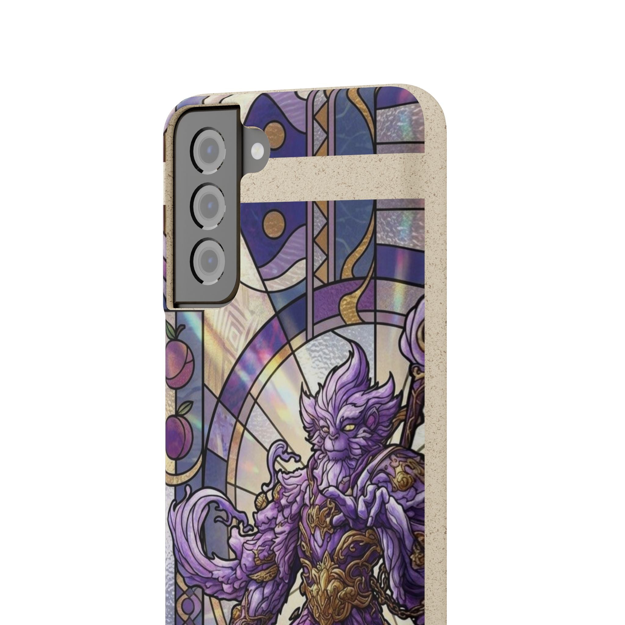Special MOUMONS003 stained glass Biodegradable Phone Case