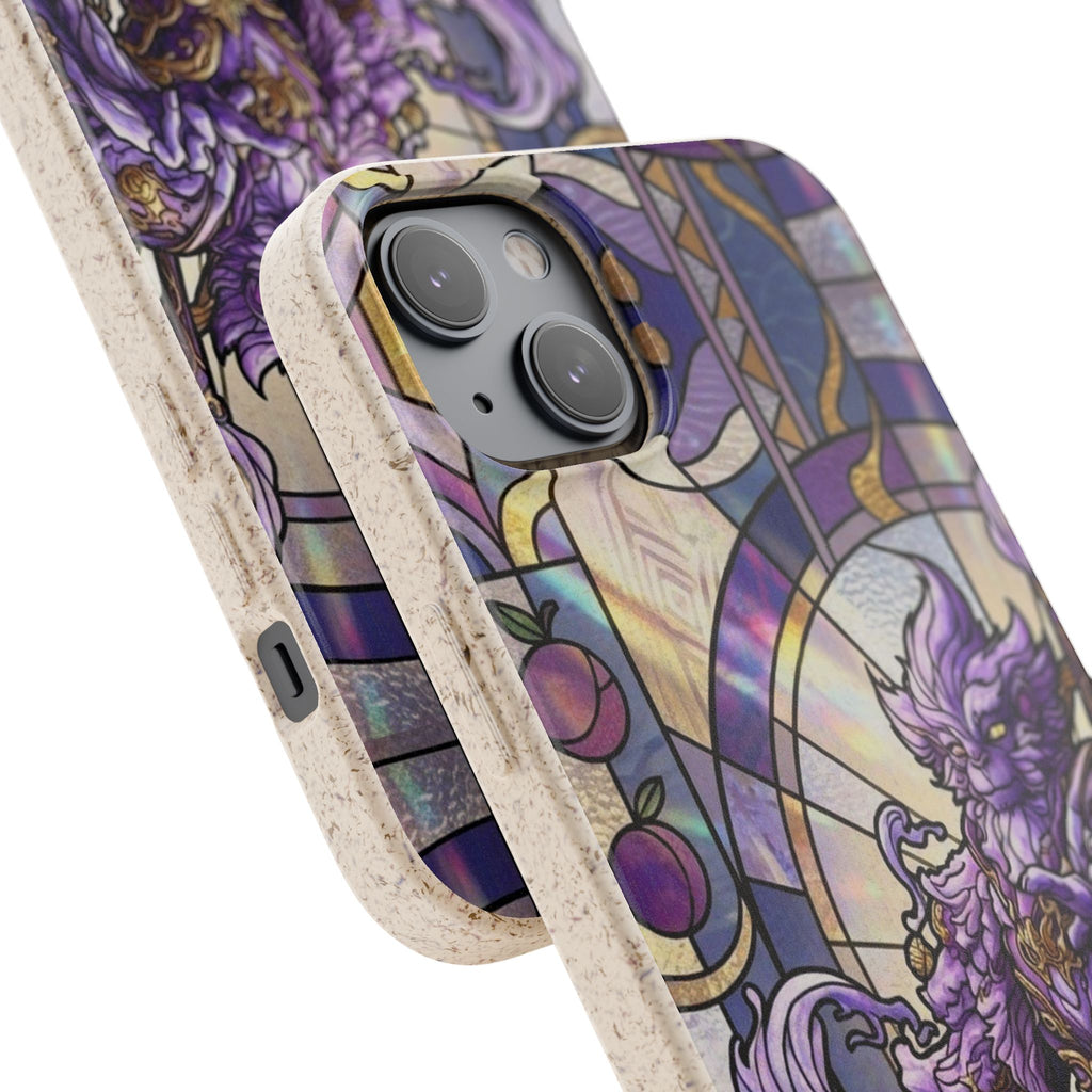 Special MOUMONS003 stained glass Biodegradable Phone Case
