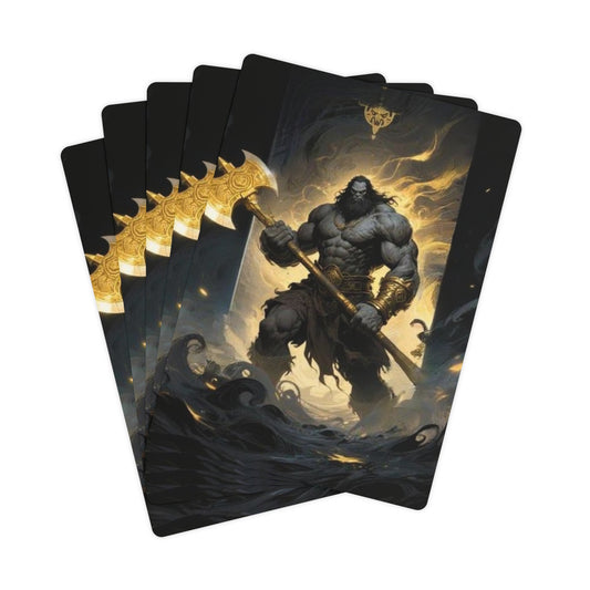Myths of Traditional Chinese  17:Mythical Warrior Poker Cards, Unique Card Game, Fantasy Themed Gifts, Collectible Playing Cards, Perfect for Game Night