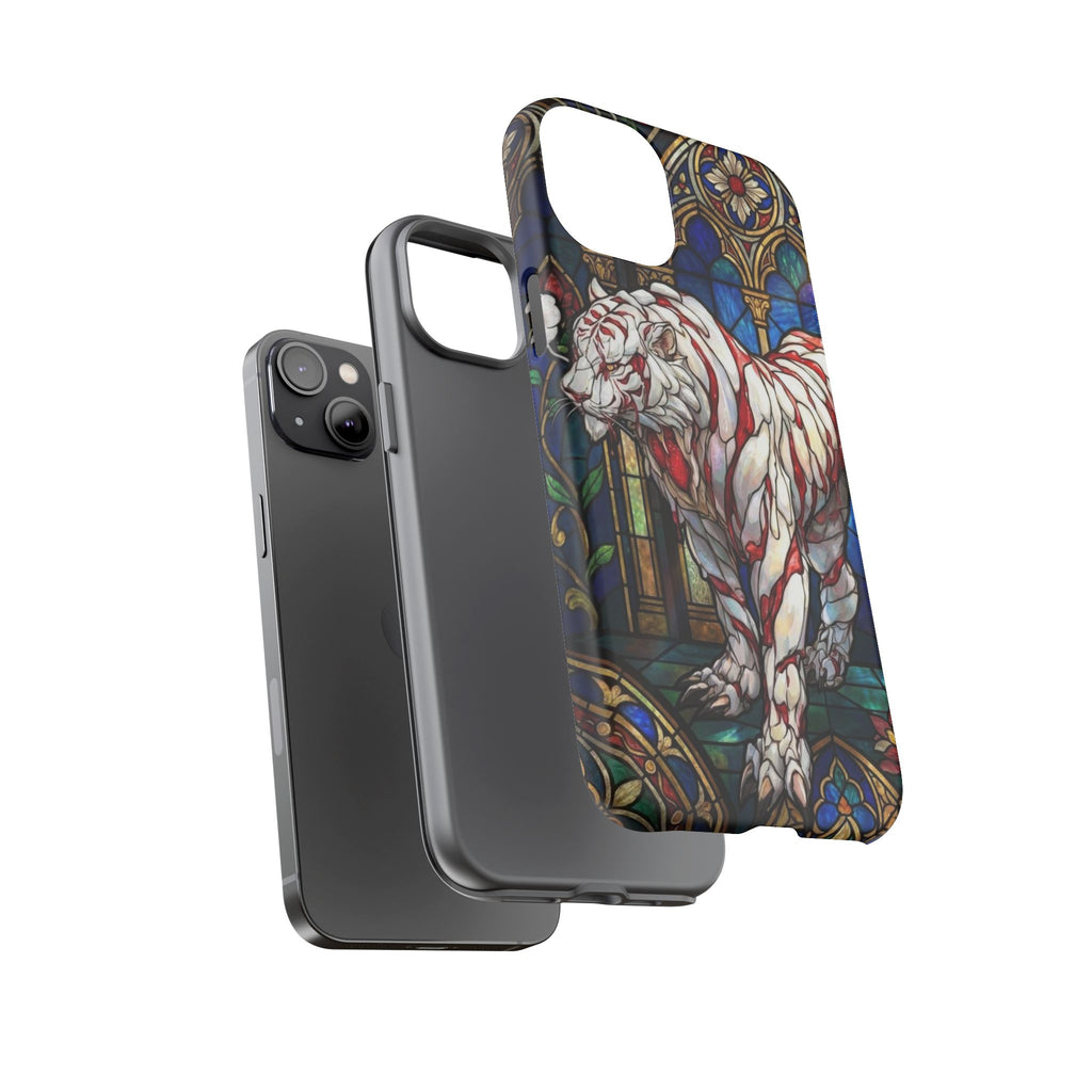 MOUMONS0011 special Stained Glass Phone Case — Protective Tough Case with Gothic Cathedral Design
