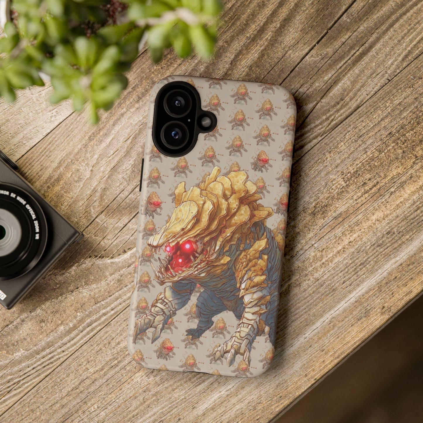 MOUMONS008 Phone Case — Gaming Beast with Red Eyes