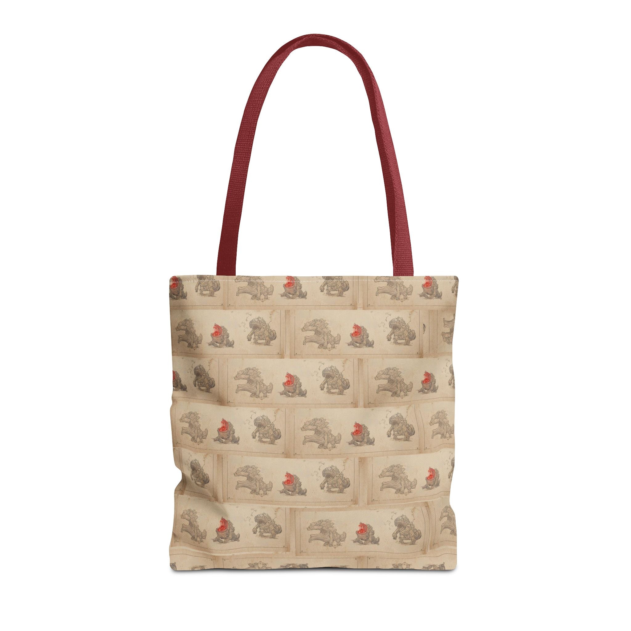 MOUMONS006 Tote Bag — Cute Retro Dog Shopper