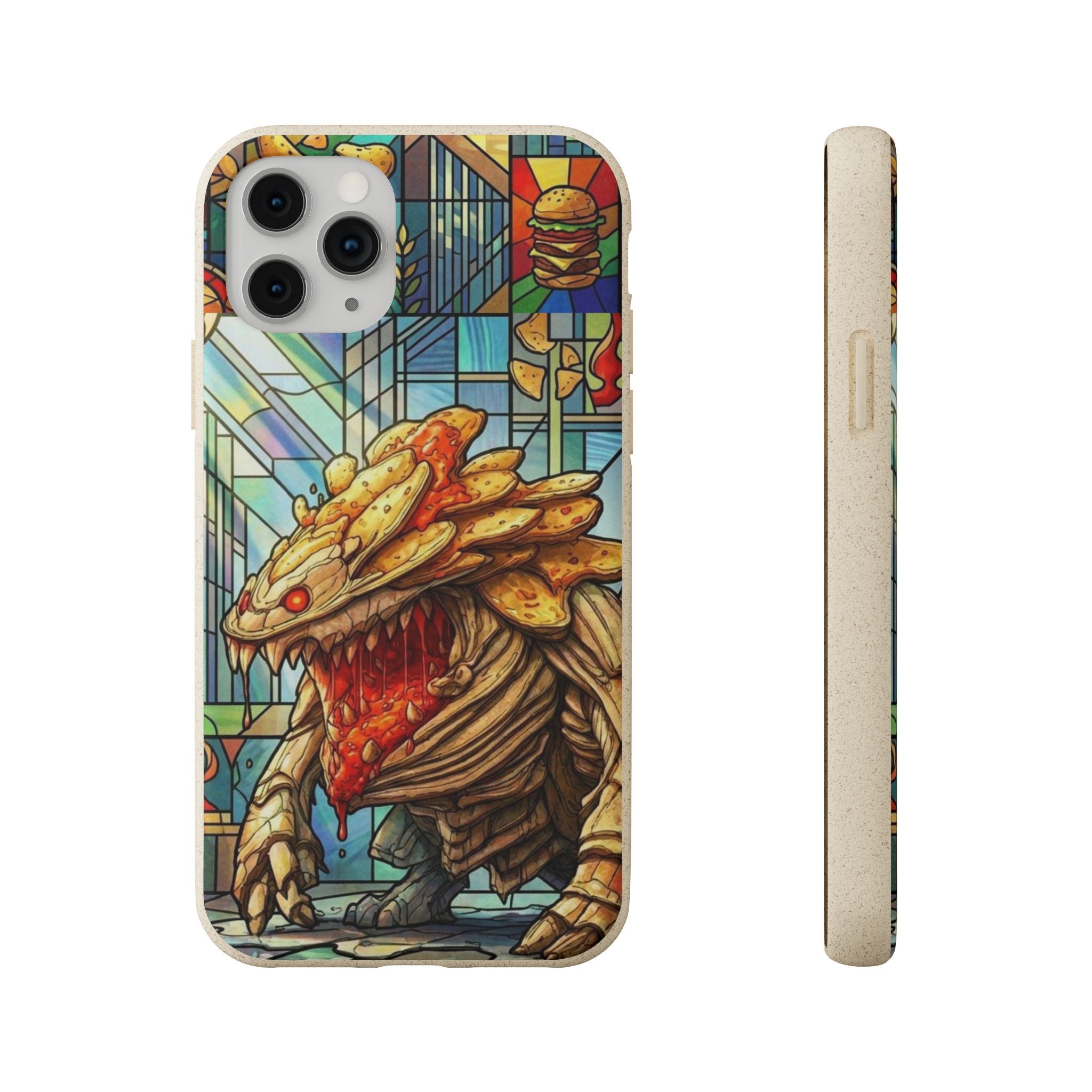 Special MOUMONS006 stained glass Biodegradable Phone Case