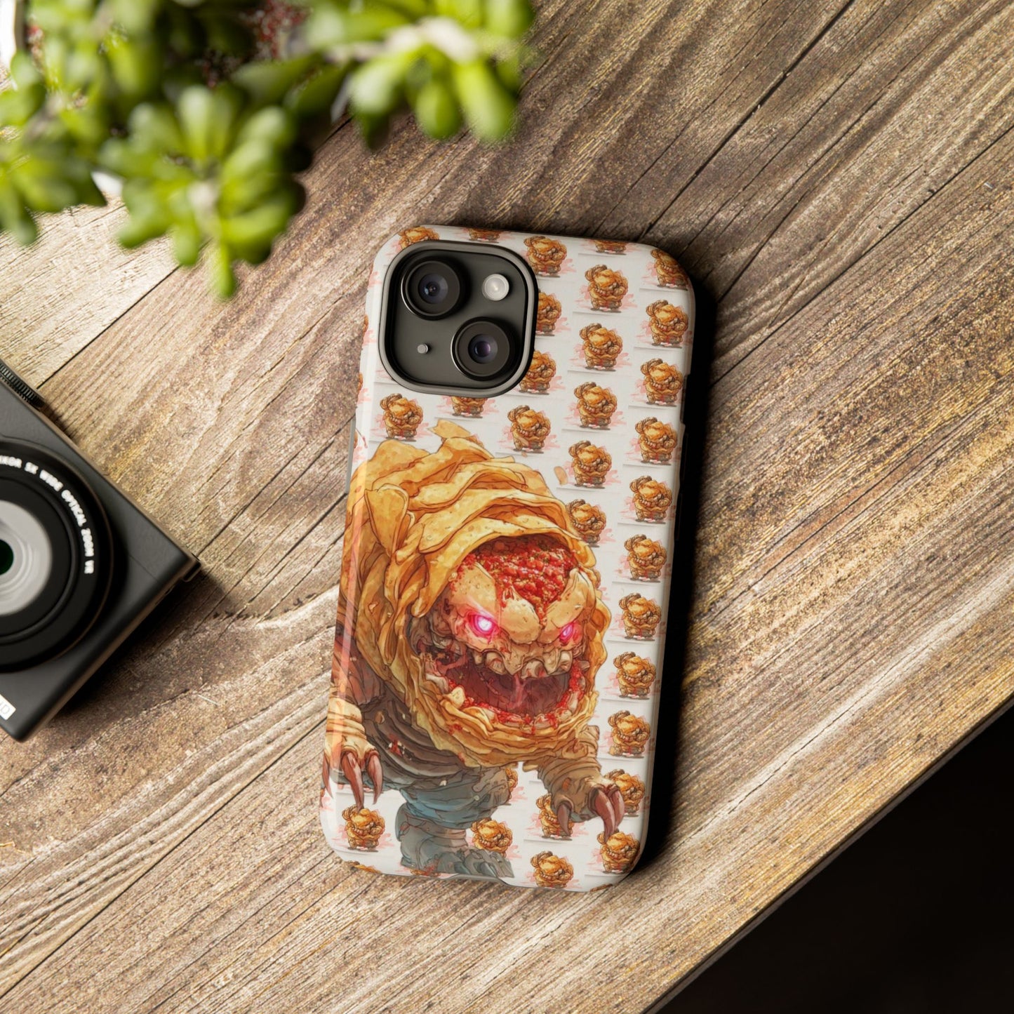 MOUMONS007 Phone Case — Durable Protective iPhone Cover with Creepy Art