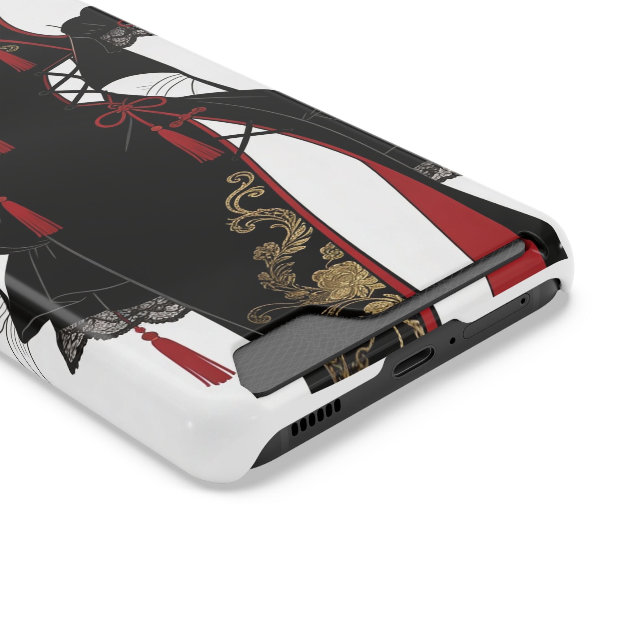 A002 Chinese Traditional Fashion Phone Case with Card Holder