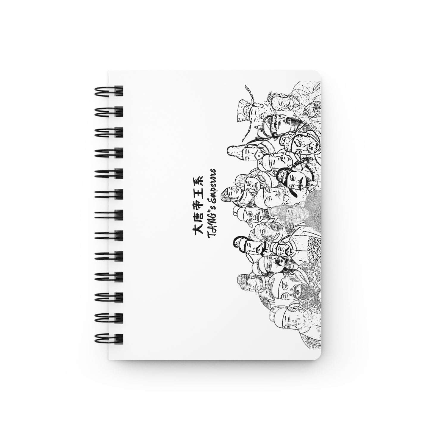 Spiral Bound Journal with Terracotta Warriors Design, Sketchbook, Gift for Artists, Traveler's Notebook, Creative Writing Diary, [...]