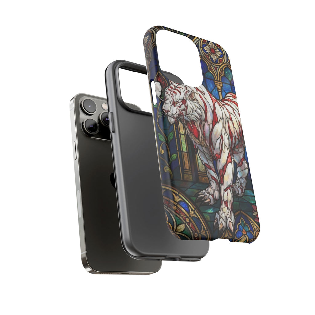MOUMONS0011 special Stained Glass Phone Case — Protective Tough Case with Gothic Cathedral Design