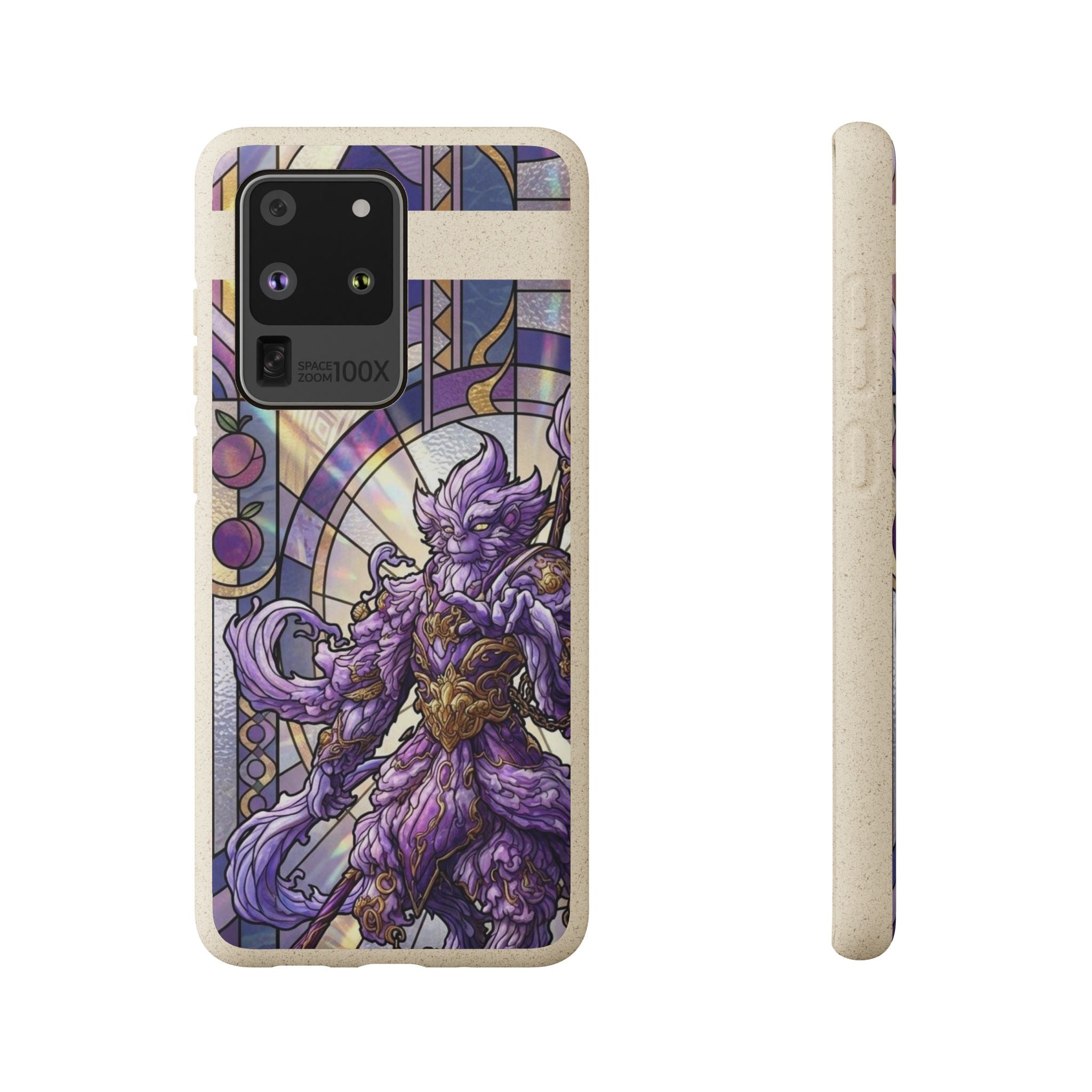 Special MOUMONS003 stained glass Biodegradable Phone Case