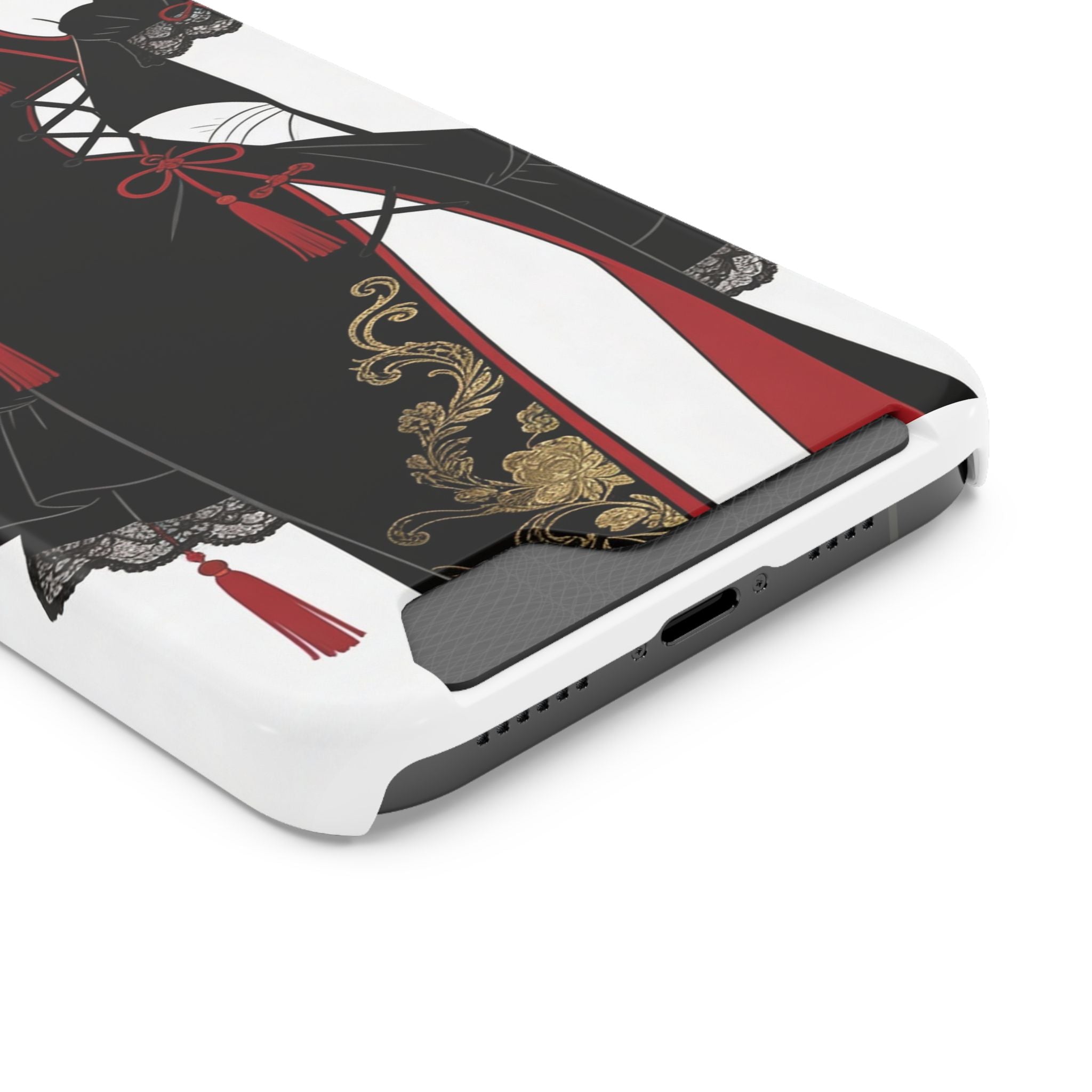 A002 Chinese Traditional Fashion Phone Case with Card Holder