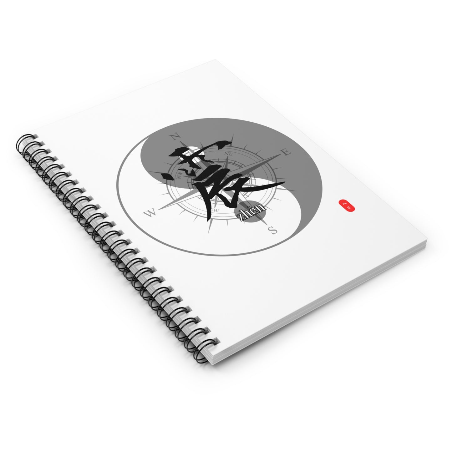 Spiral Notebook - Chinese Wizard Bagua Series, Ruled Line