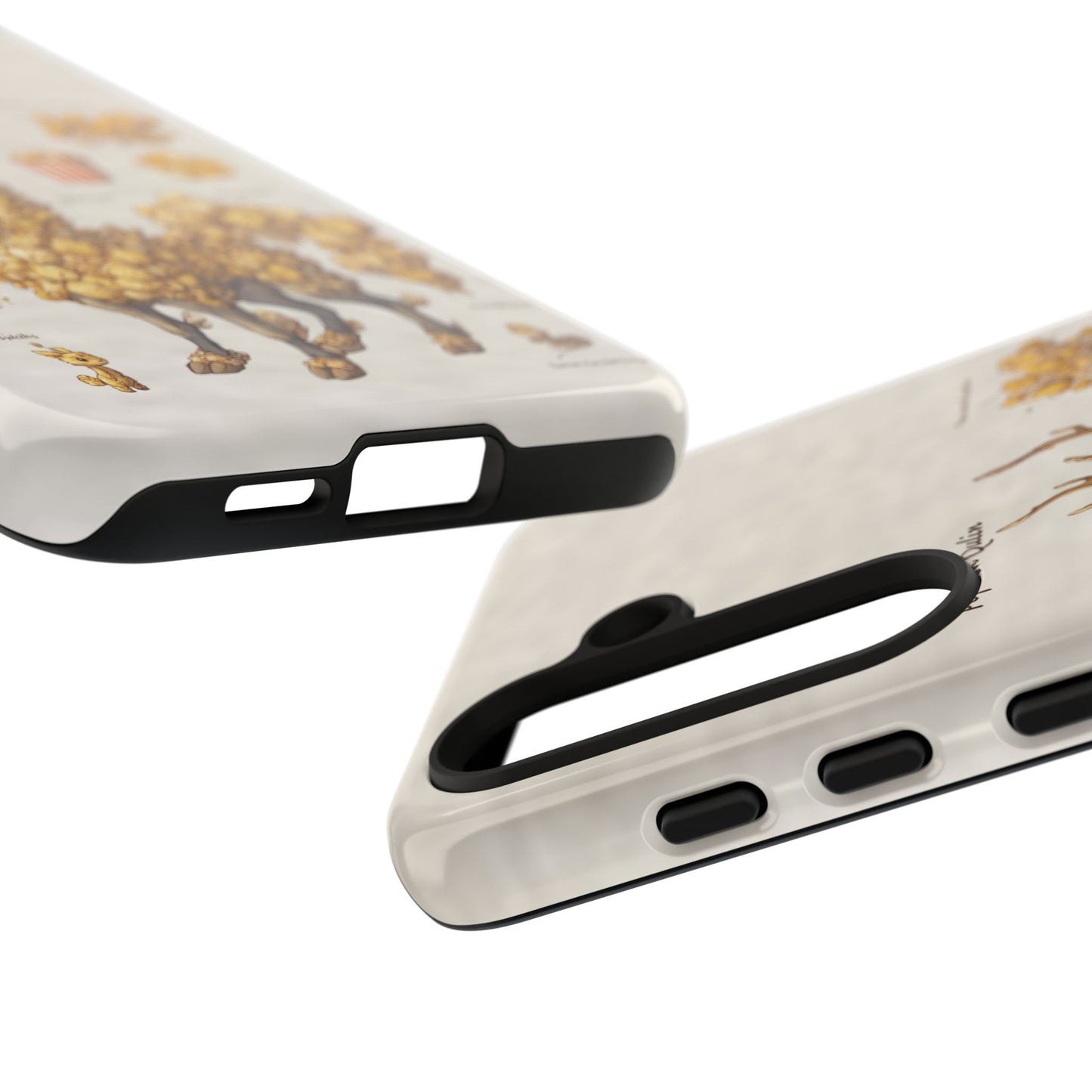 MOUMONS002 Popcorn Quill Phone Case — Cute Popcorn Creature Protective Cover