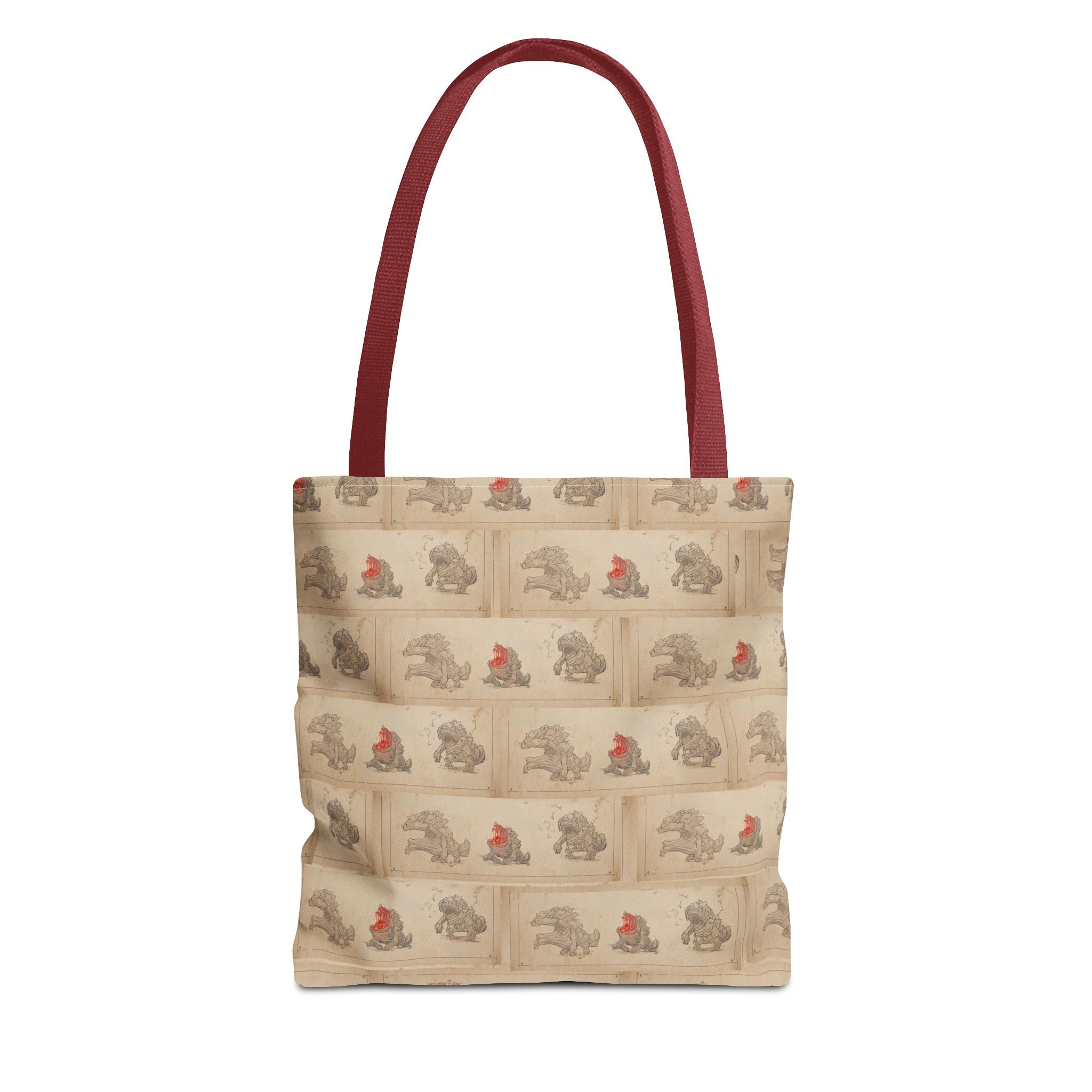 MOUMONS006 Tote Bag — Cute Retro Dog Shopper
