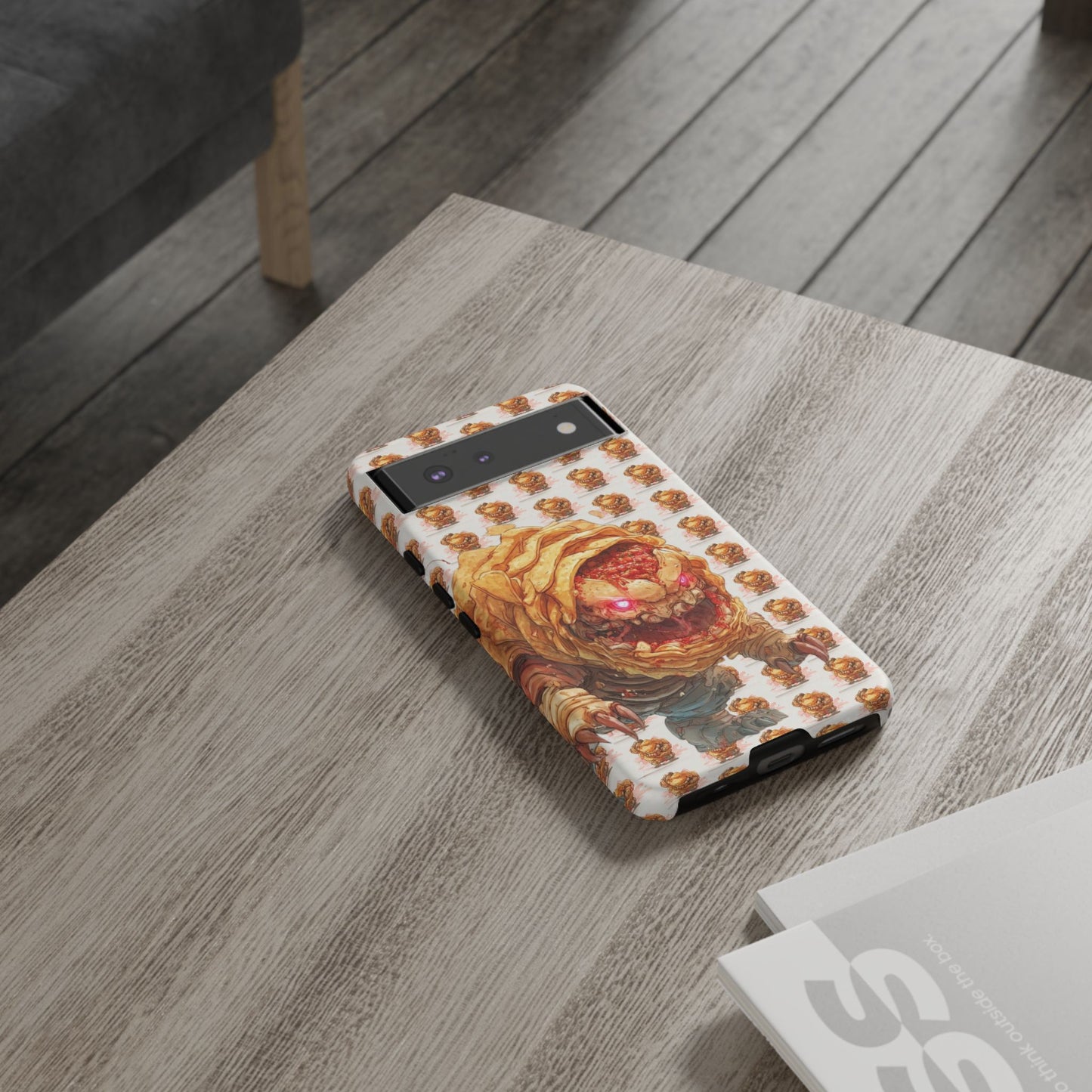 MOUMONS007 Phone Case — Durable Protective iPhone Cover with Creepy Art