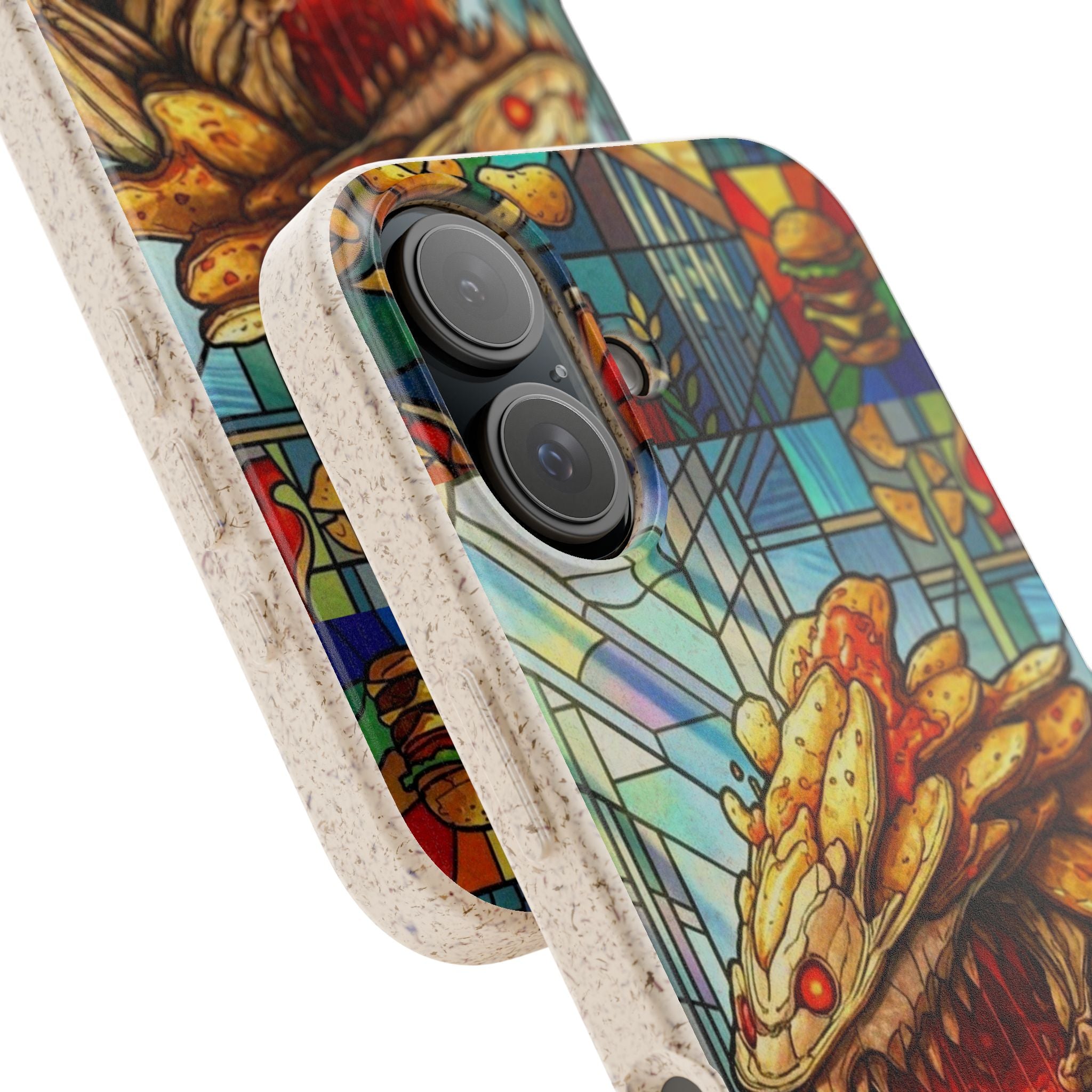 Special MOUMONS006 stained glass Biodegradable Phone Case