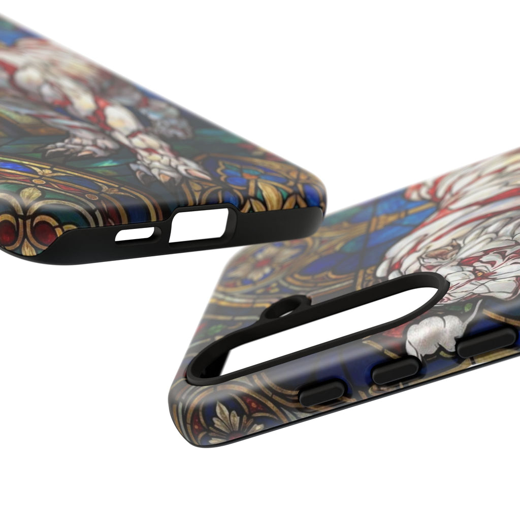 MOUMONS0011 special Stained Glass Phone Case — Protective Tough Case with Gothic Cathedral Design