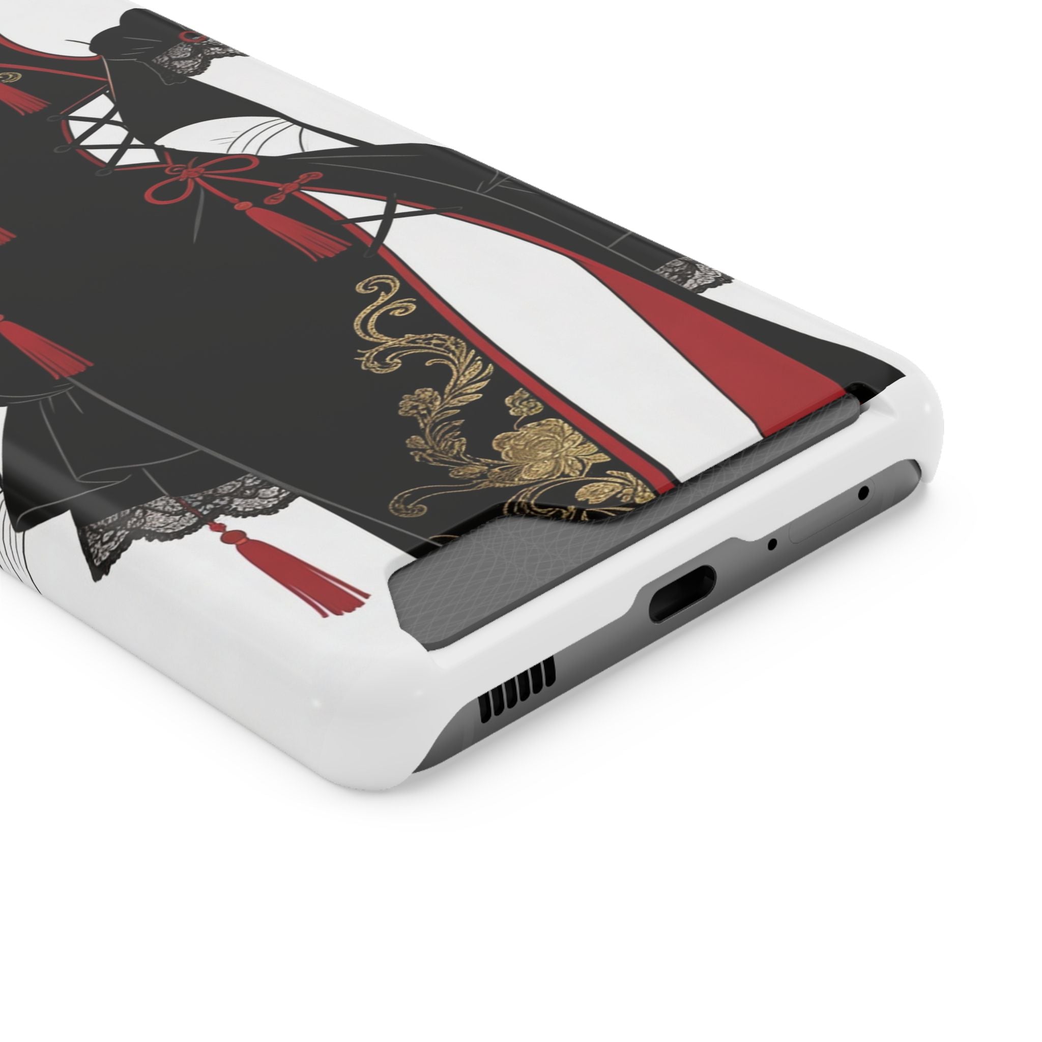 A002 Chinese Traditional Fashion Phone Case with Card Holder