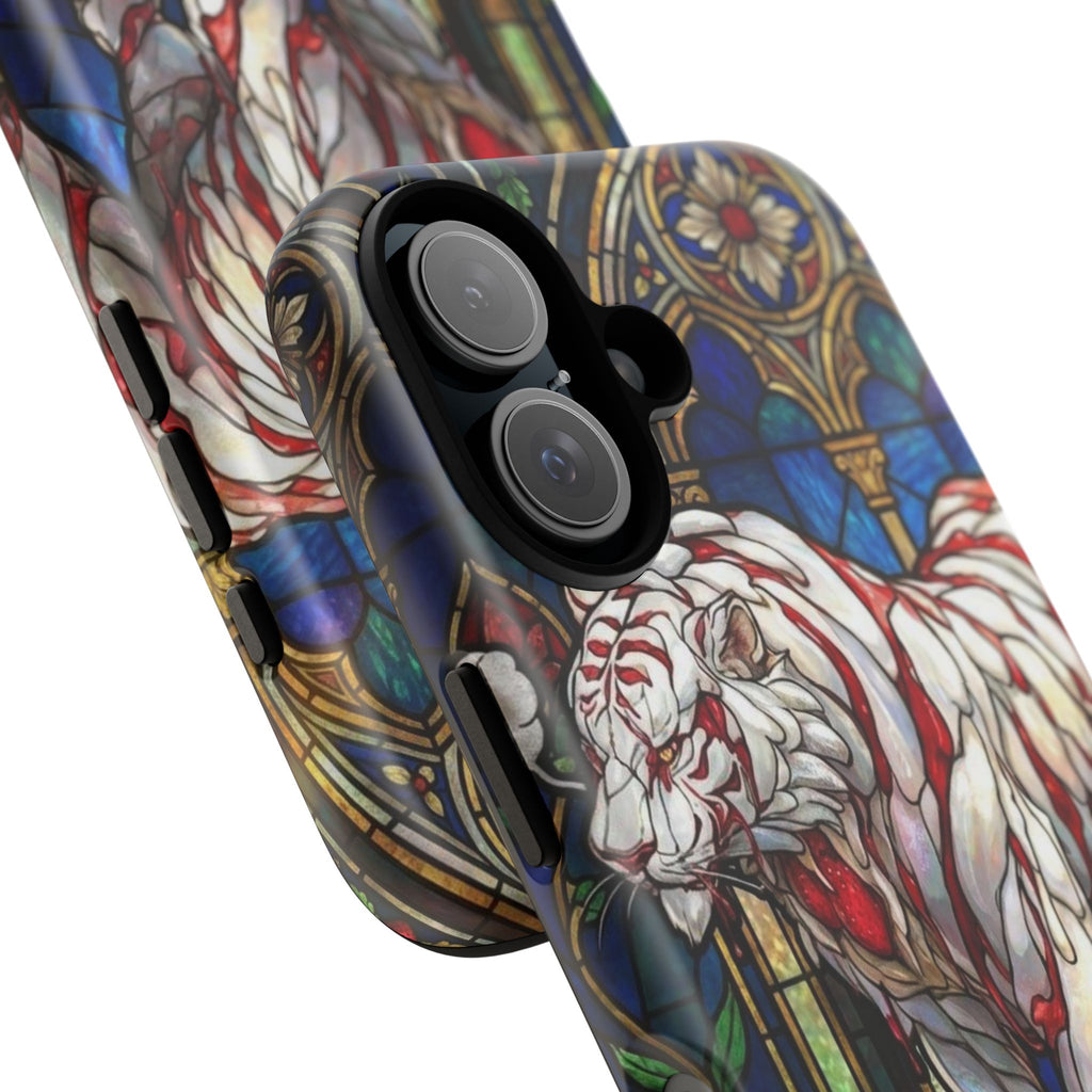 MOUMONS0011 special Stained Glass Phone Case — Protective Tough Case with Gothic Cathedral Design