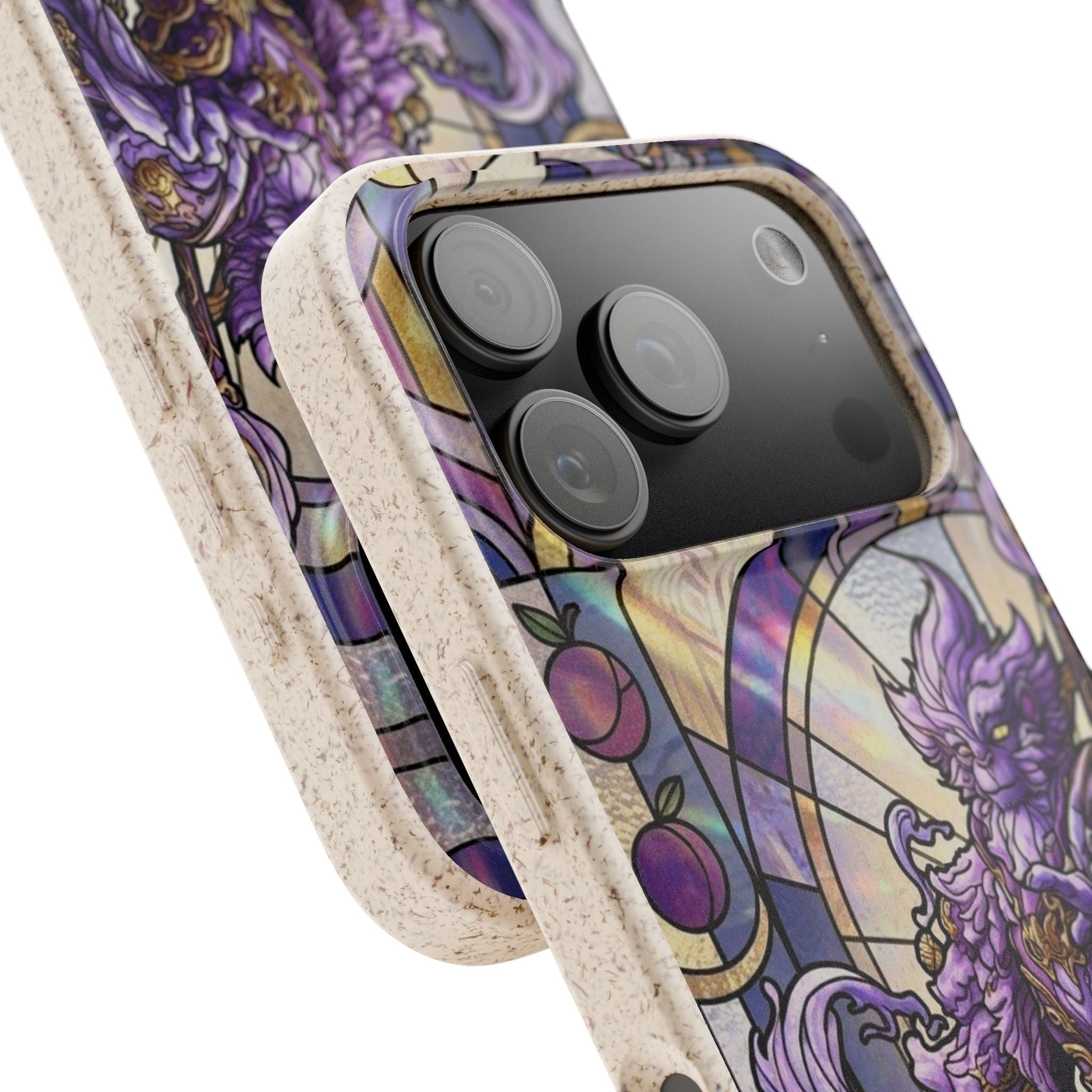 Special MOUMONS003 stained glass Biodegradable Phone Case