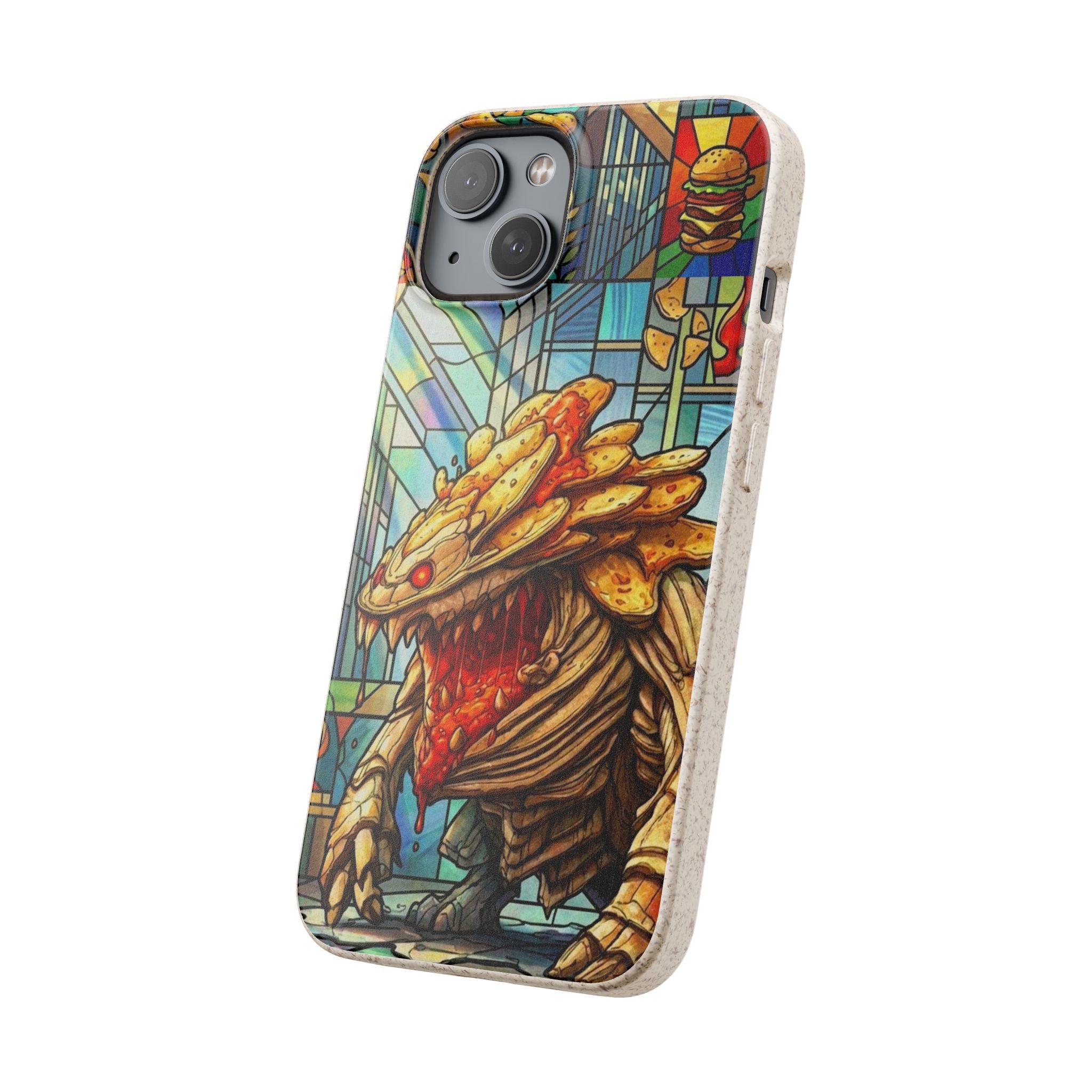 Special MOUMONS006 stained glass Biodegradable Phone Case