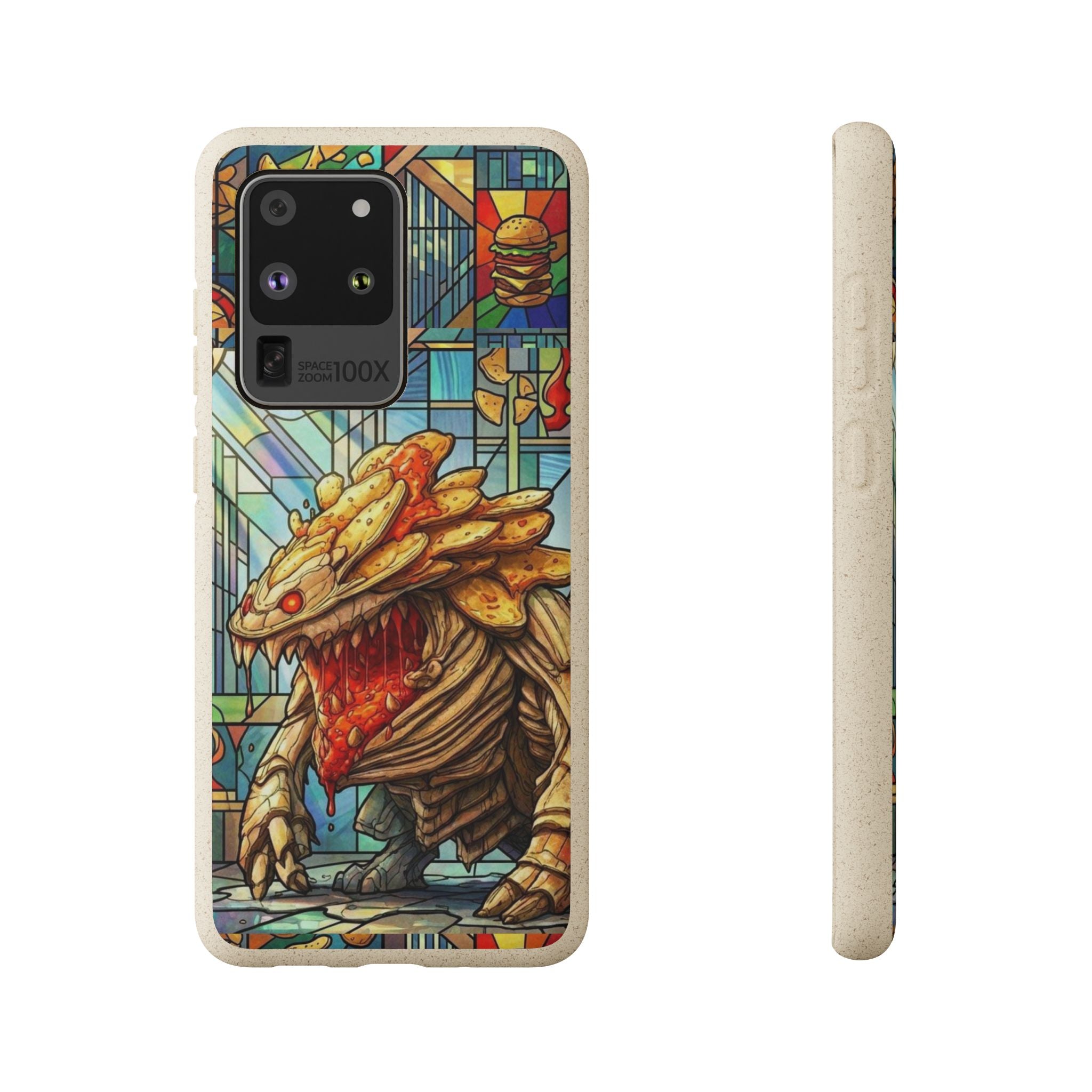 Special MOUMONS006 stained glass Biodegradable Phone Case