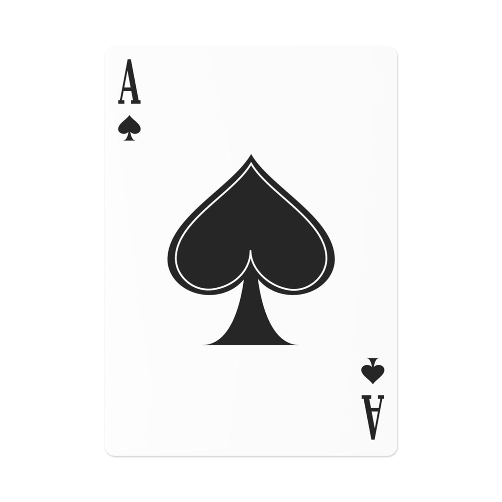 Elegant Poker Cards - Yin Yang & Ace of Spades Design