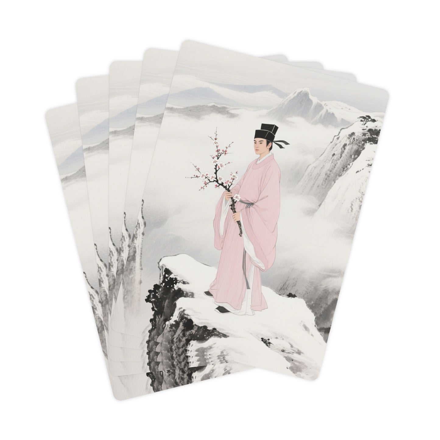 Winter Gentlemen Poker Cards Set, Unique Game Night Gift, Playing Cards for Poker Lovers, Casino Night Decor, Collectible Card Games