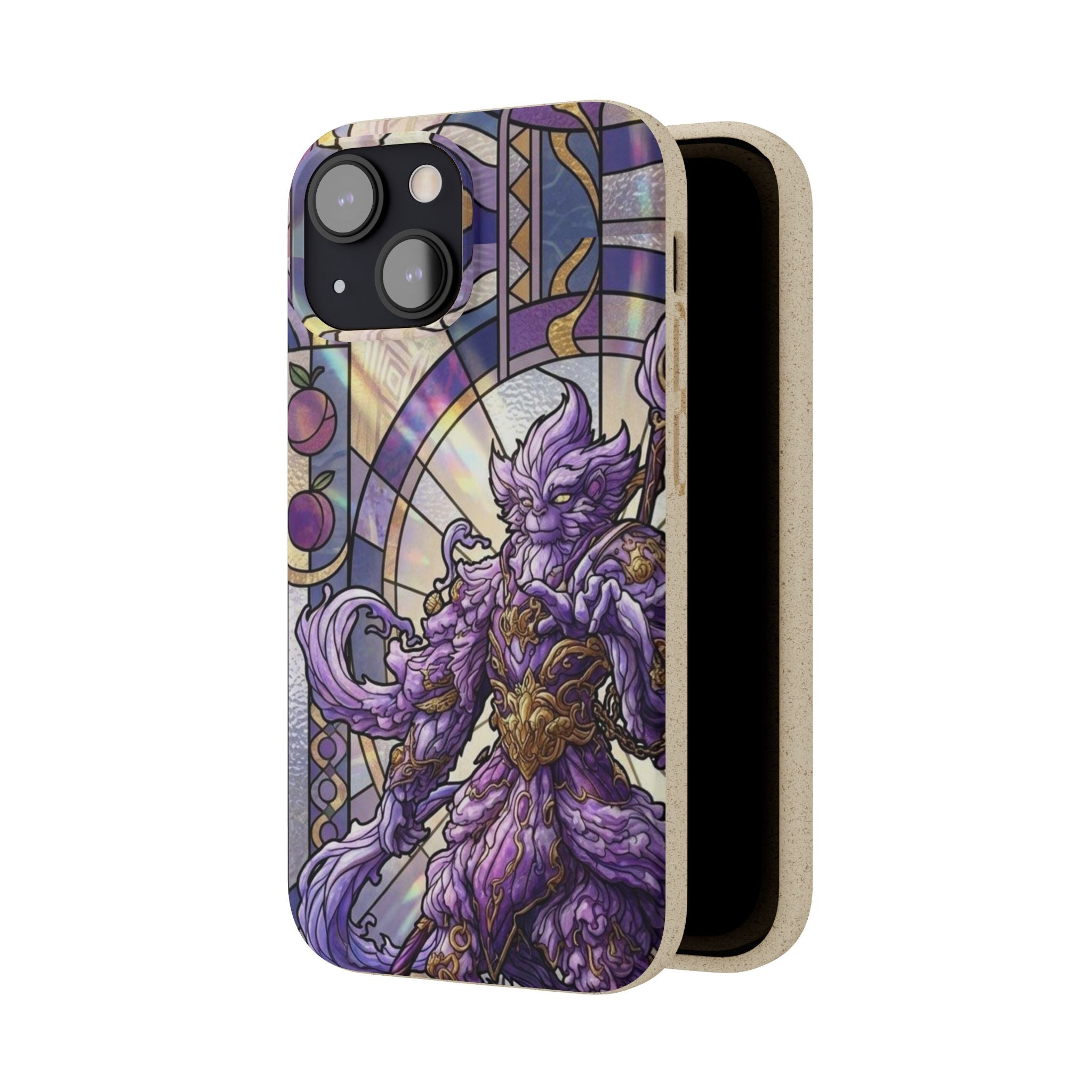 Special MOUMONS003 stained glass Biodegradable Phone Case