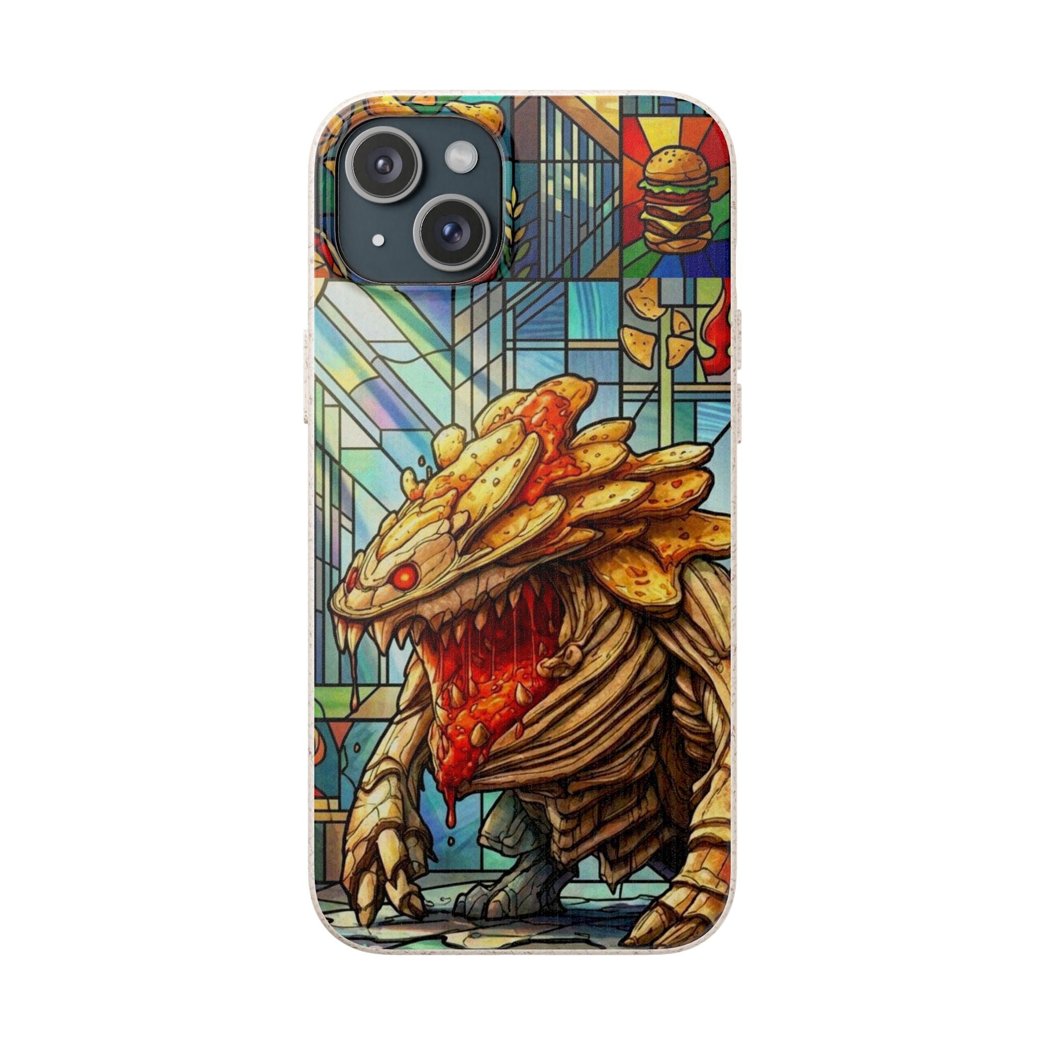 Special MOUMONS006 stained glass Biodegradable Phone Case