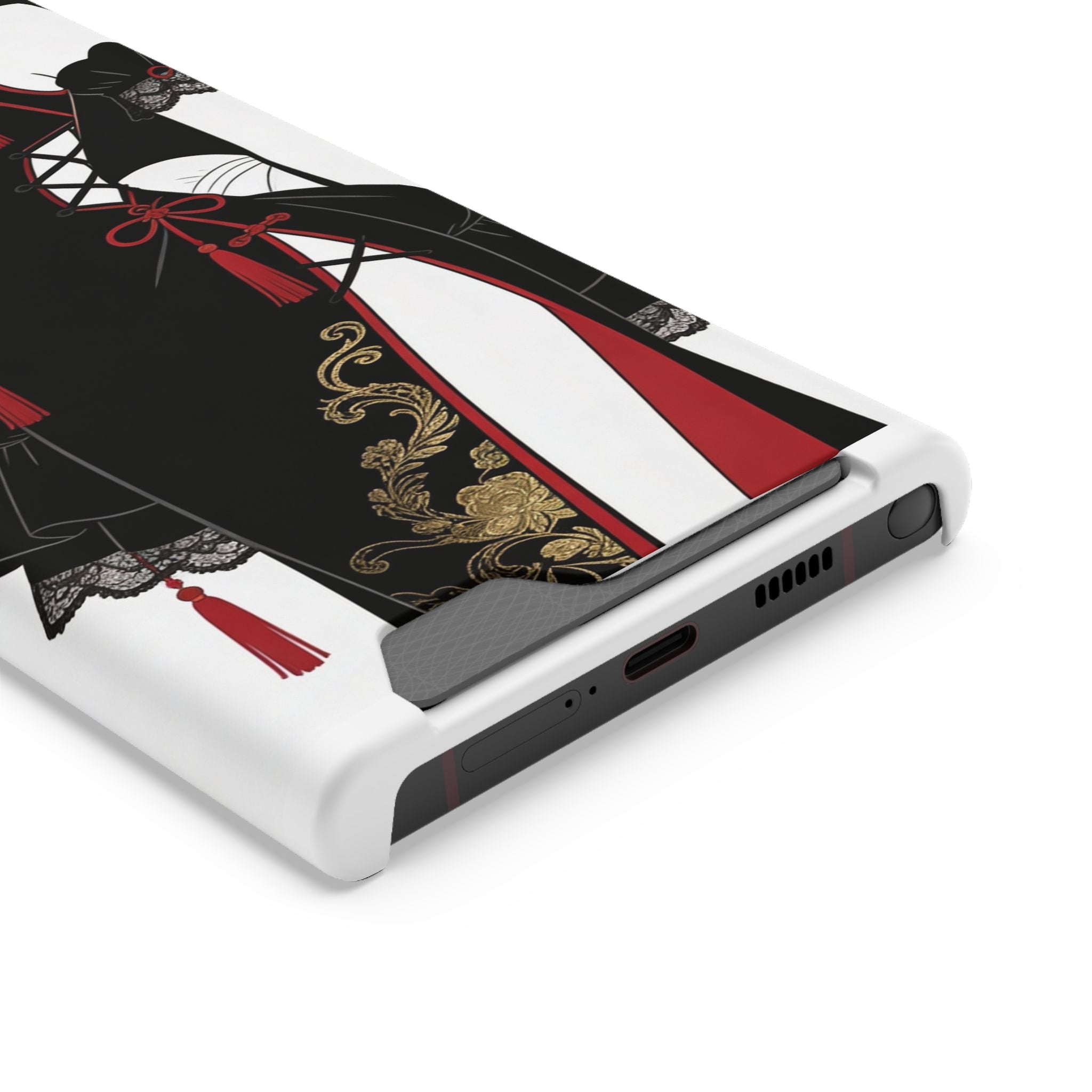 A002 Chinese Traditional Fashion Phone Case with Card Holder