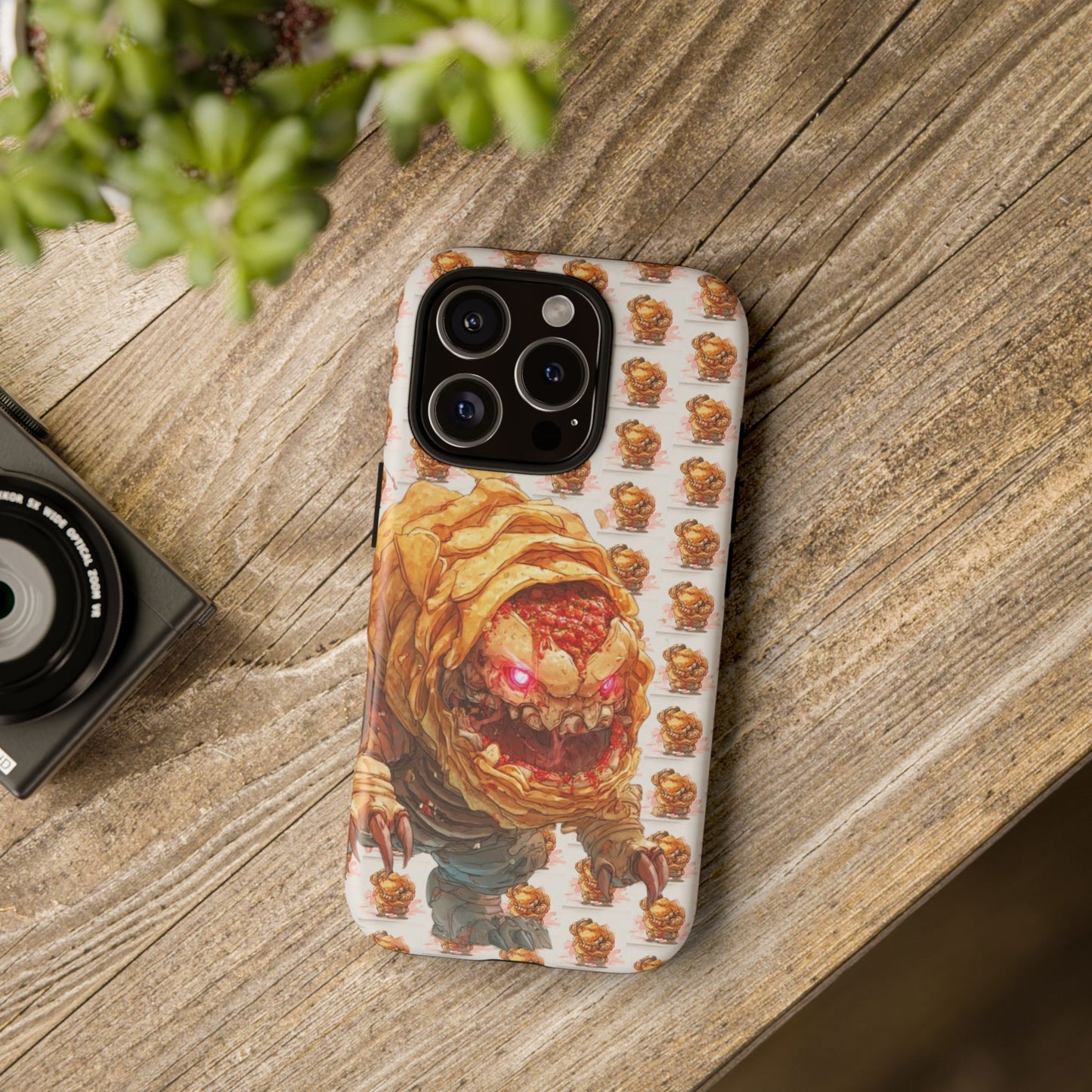 MOUMONS007 Phone Case — Durable Protective iPhone Cover with Creepy Art