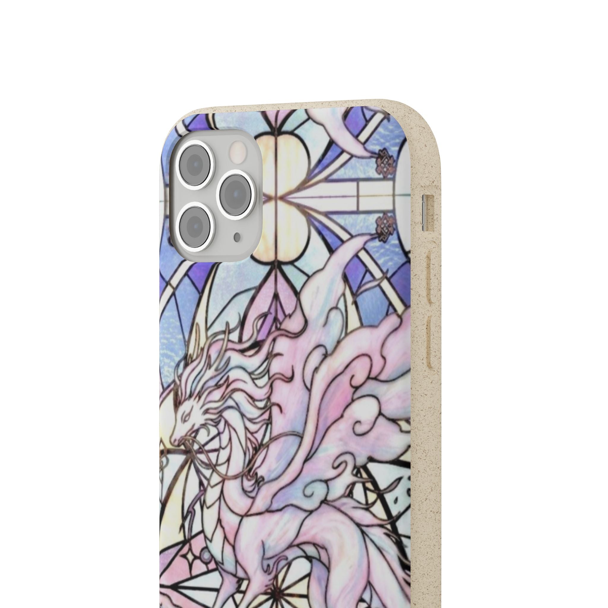 Special MOUMONS024 stained glass biodegradable Phone Case