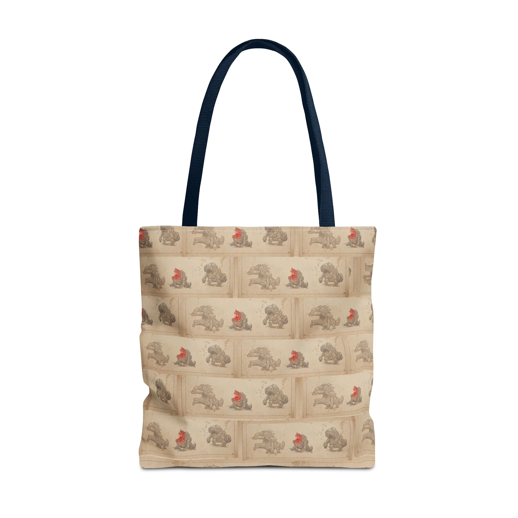 MOUMONS006 Tote Bag — Cute Retro Dog Shopper