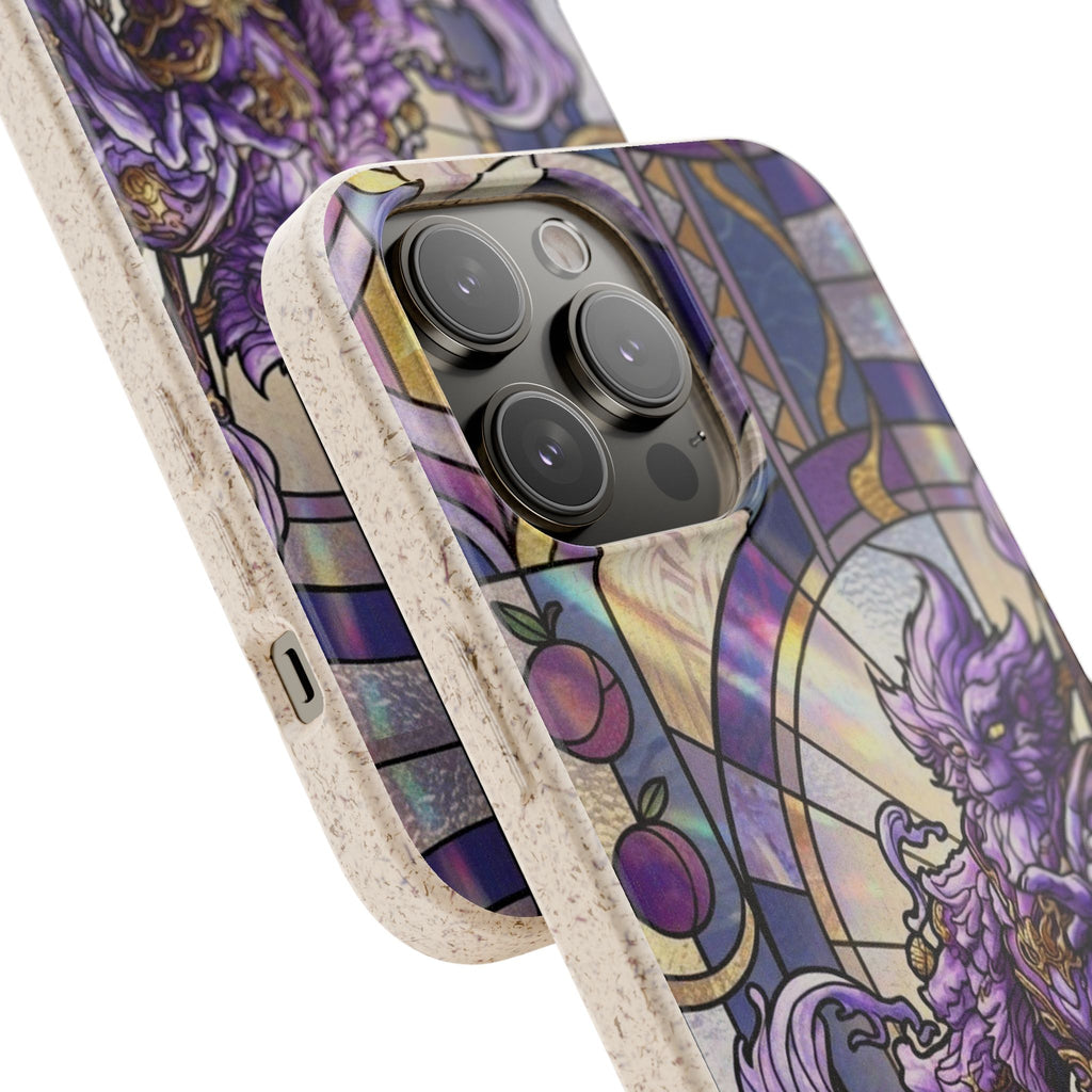 Special MOUMONS003 stained glass Biodegradable Phone Case