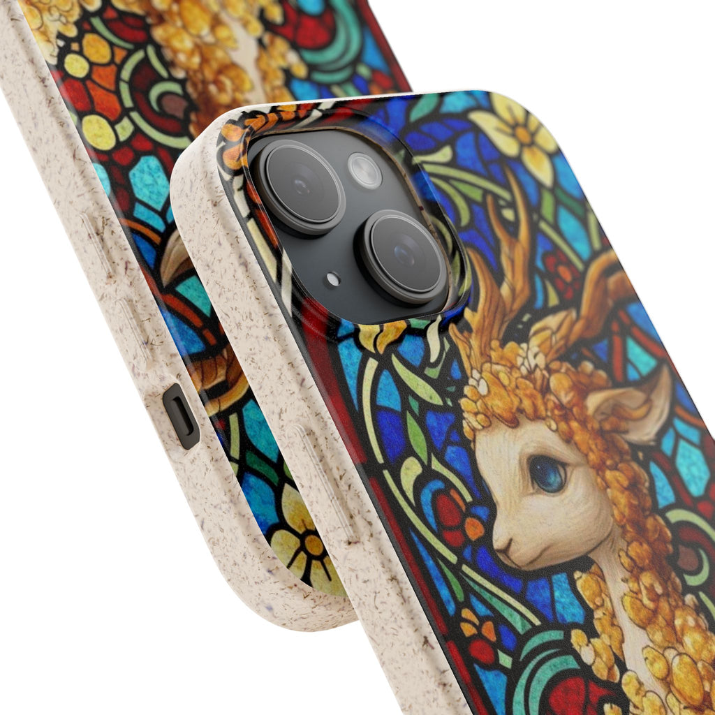 Special MOUMONS001 stained glass Biodegradable Phone Case