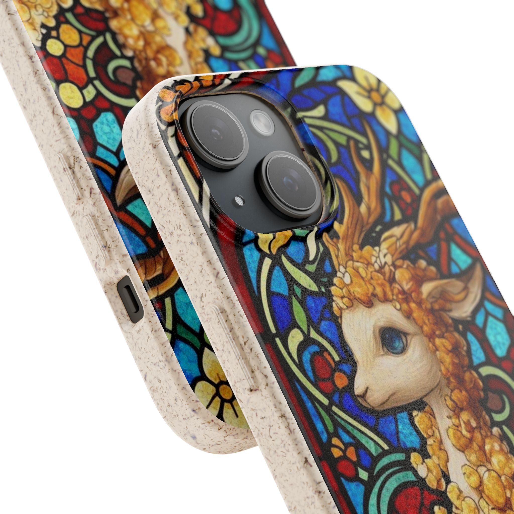 Special MOUMONS001 stained glass Biodegradable Phone Case
