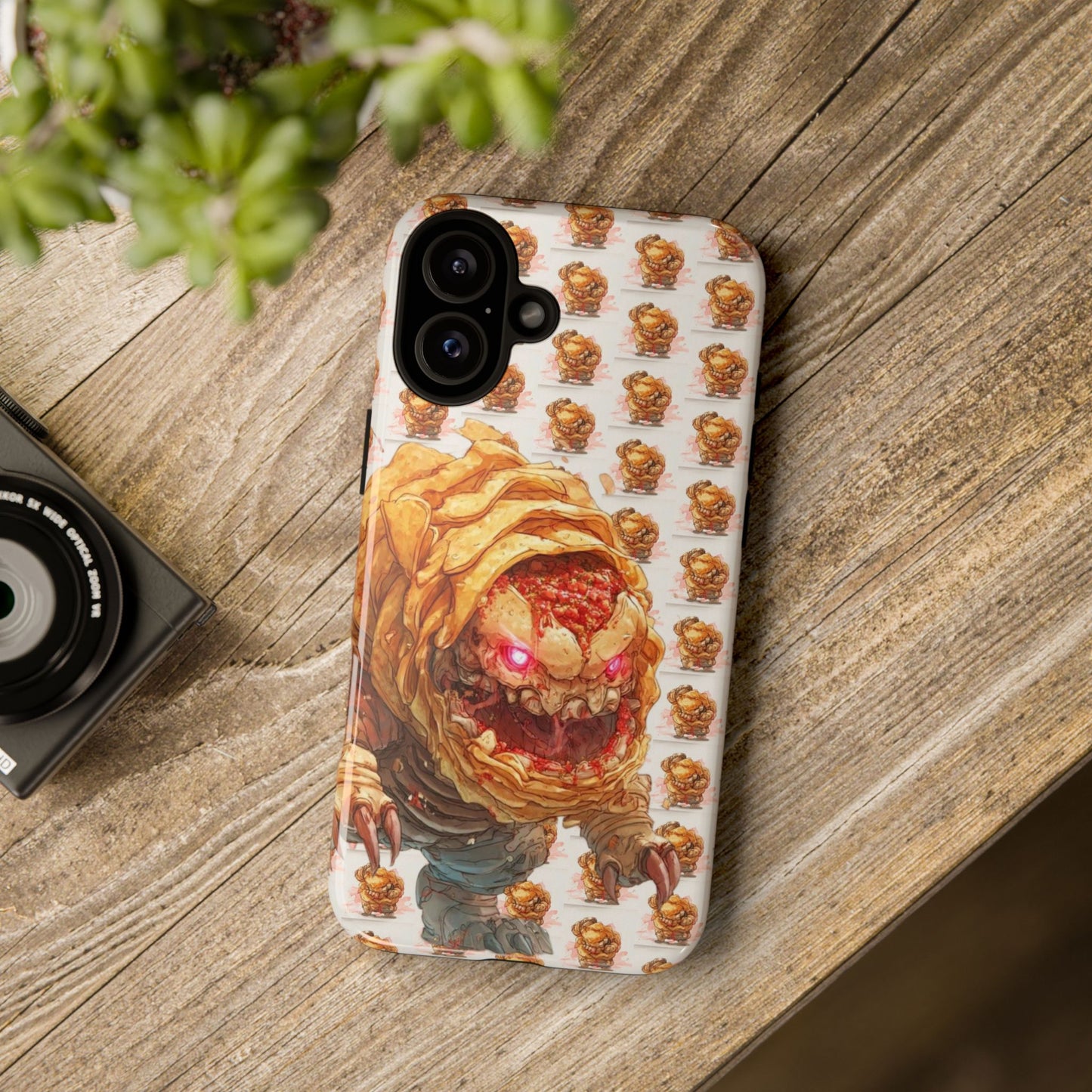 MOUMONS007 Phone Case — Durable Protective iPhone Cover with Creepy Art